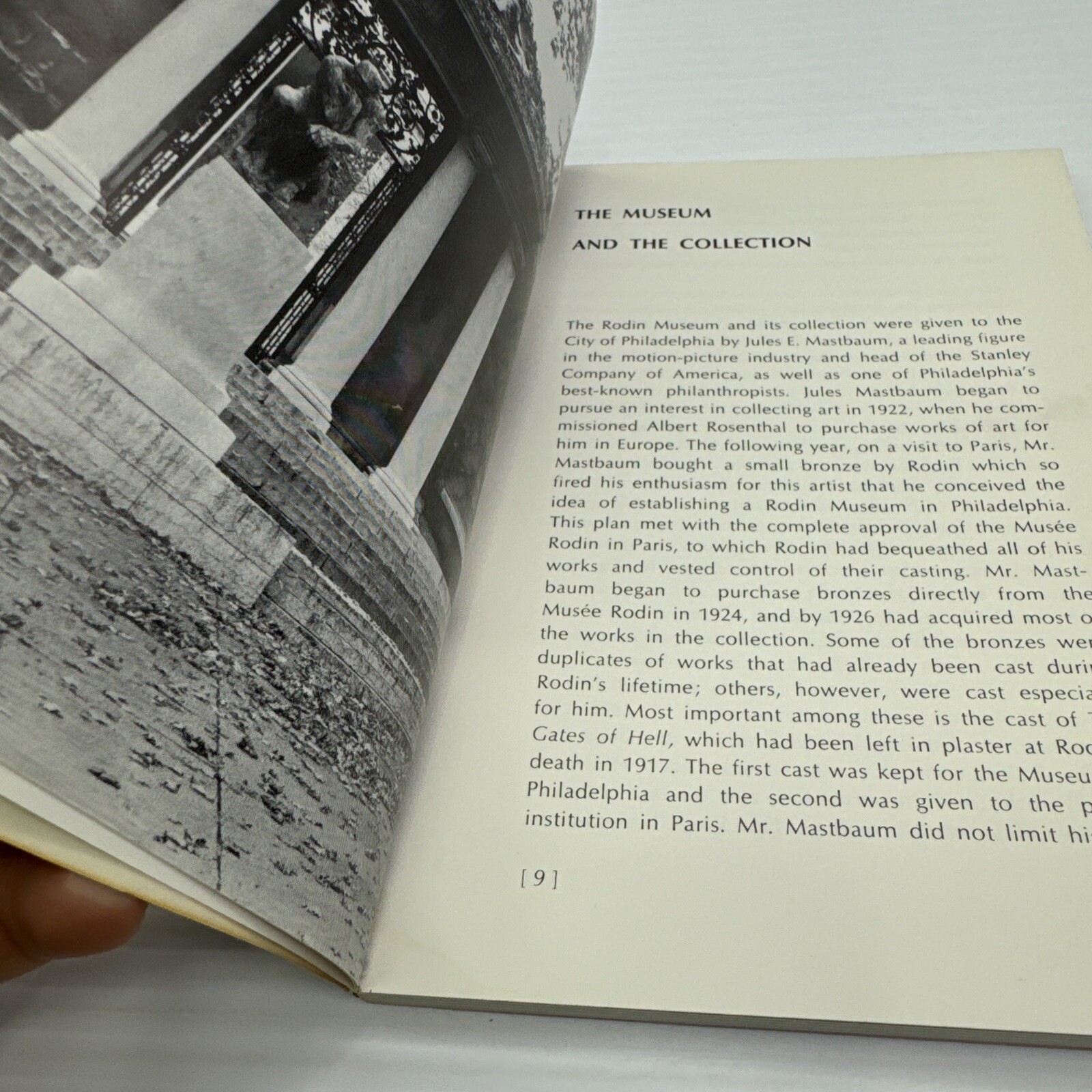 Rodin Museum Handbook John L Tancock 1969 Philadelphia Museum of Art Paperback
