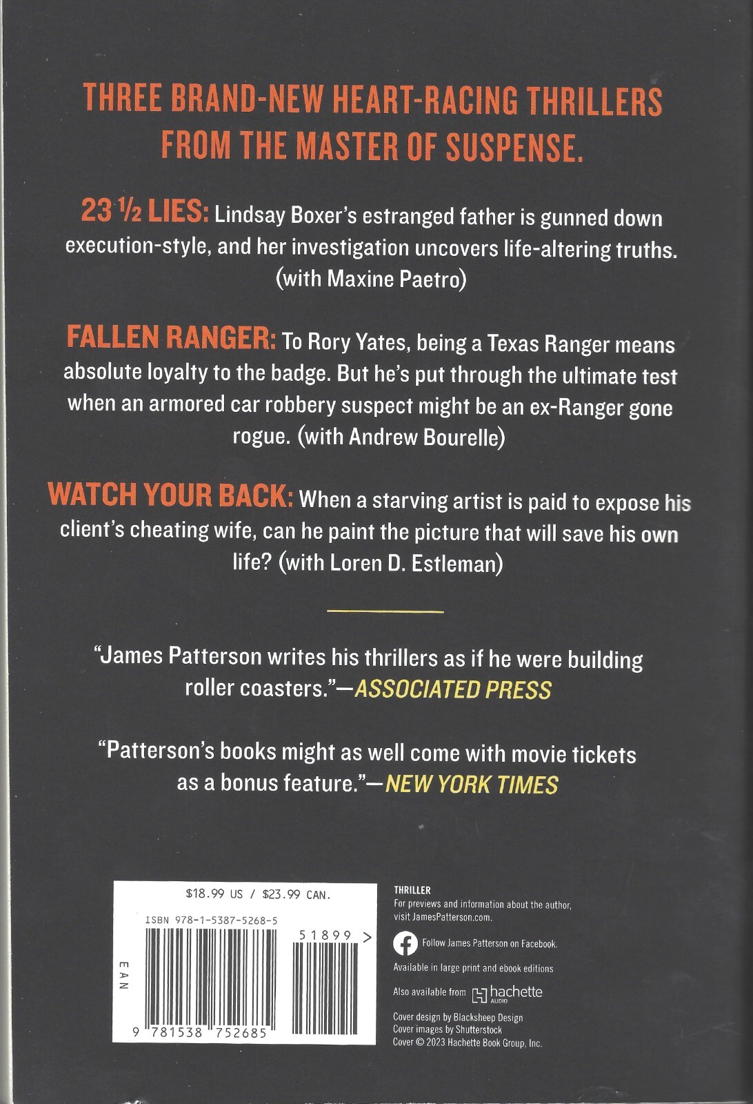 23 1/2 Lies [Women’s Murder Club]- James Patterson (Trade Paperback)