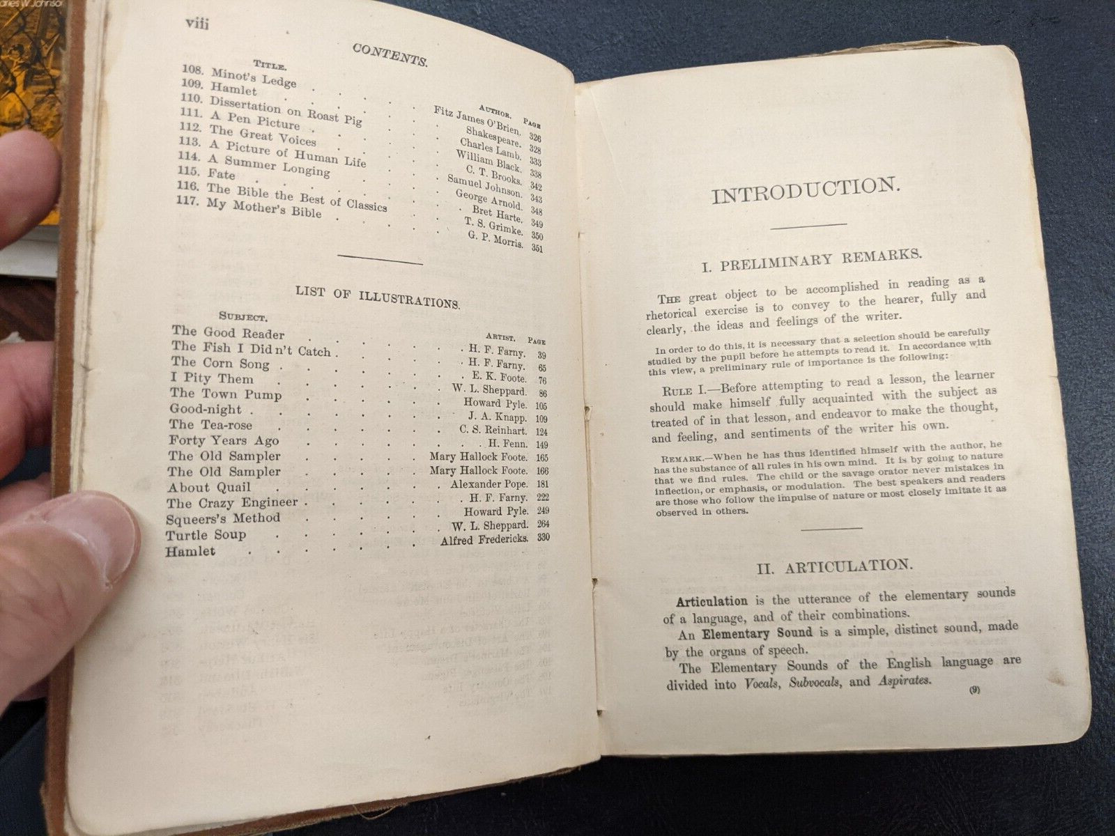 McGUFFEY’s 5th ECLECTIC READER 1879 Used Book 350 pages