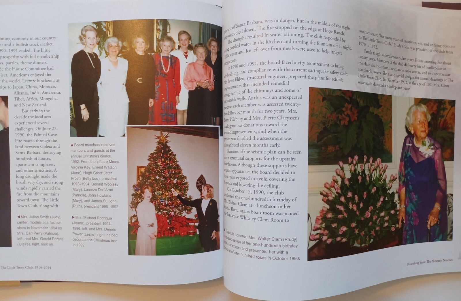 Illuminating the Past : The Little Town Club 1914-2014 / Hardcover Santa Barbara