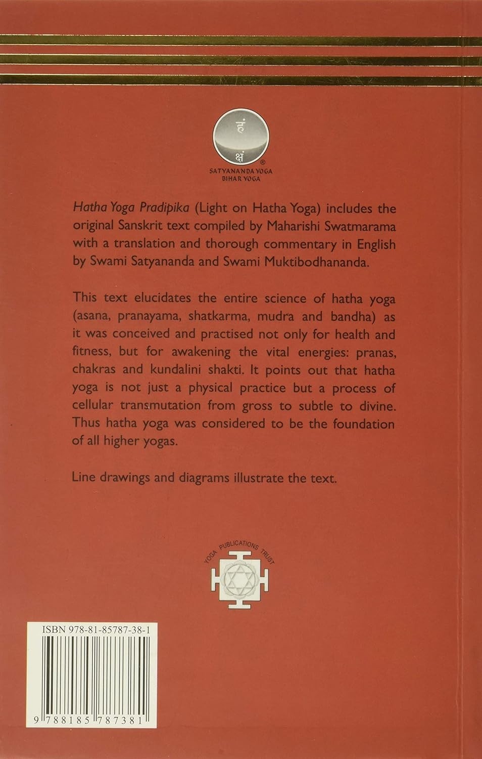 Hatha Yoga Pradipika Swami Muktibodhananda Yoga Publication Trust, Munger, Bihar