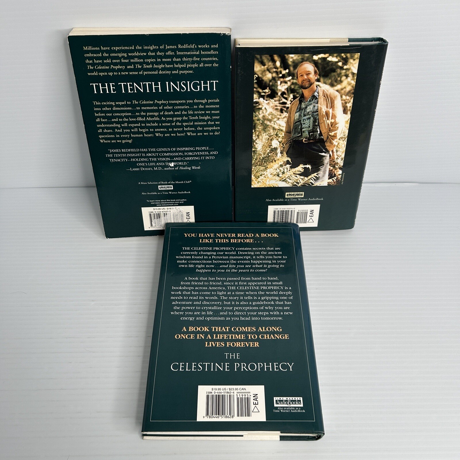 3 Book Lot James Redfield 10th Insight, Celestine Vision, & Celestine Prophecy