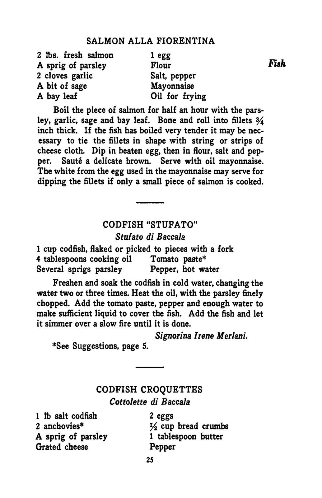 1918 Practical Italian Recipes For American Kitchens Cook Book 32 Pages