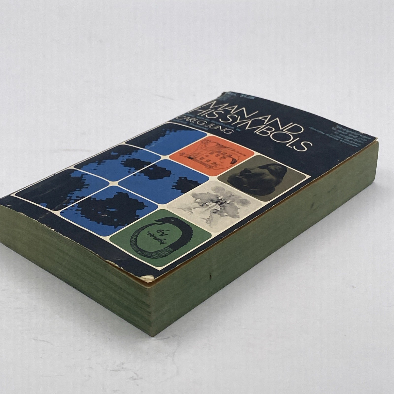 Vintage 1968 Man And His Symbols Carl G. Jung Paperback Book Dell Illustrated