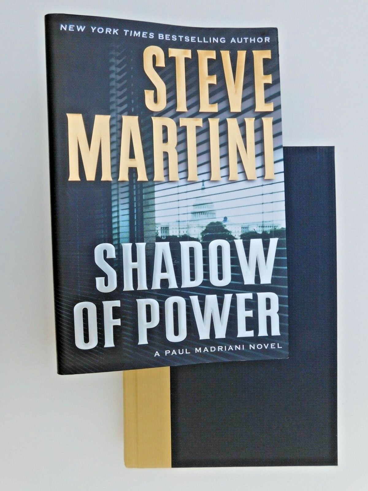FLAT SIGNED true 1st ed 2008 STEVE MARTINI 390 pages SHADOW OF POWER hardcover