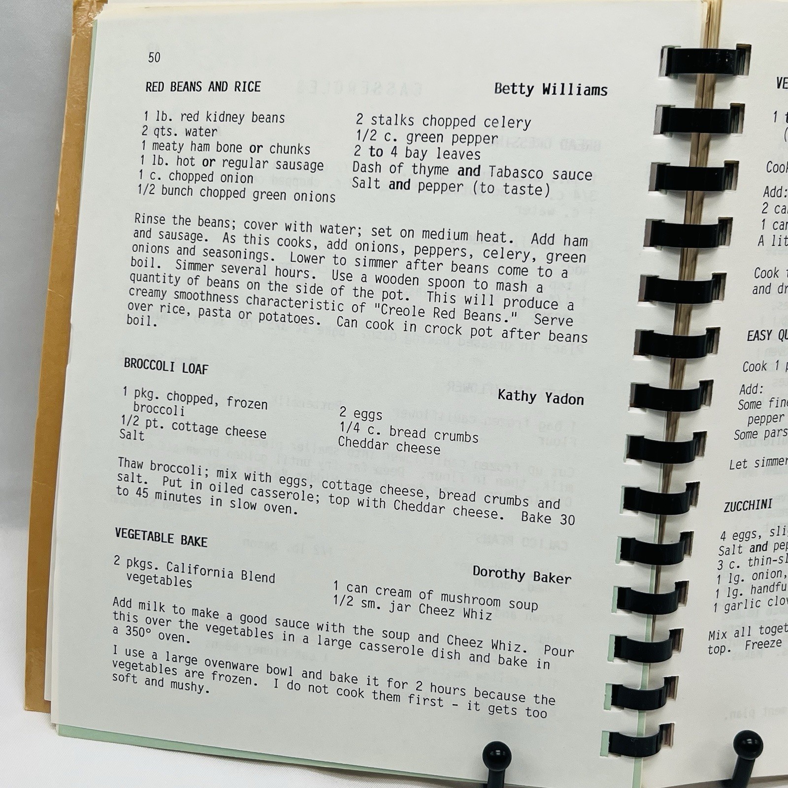 Mercer County Hospital Auxiliary Cookbook Mercer County Iowa 144 Pages