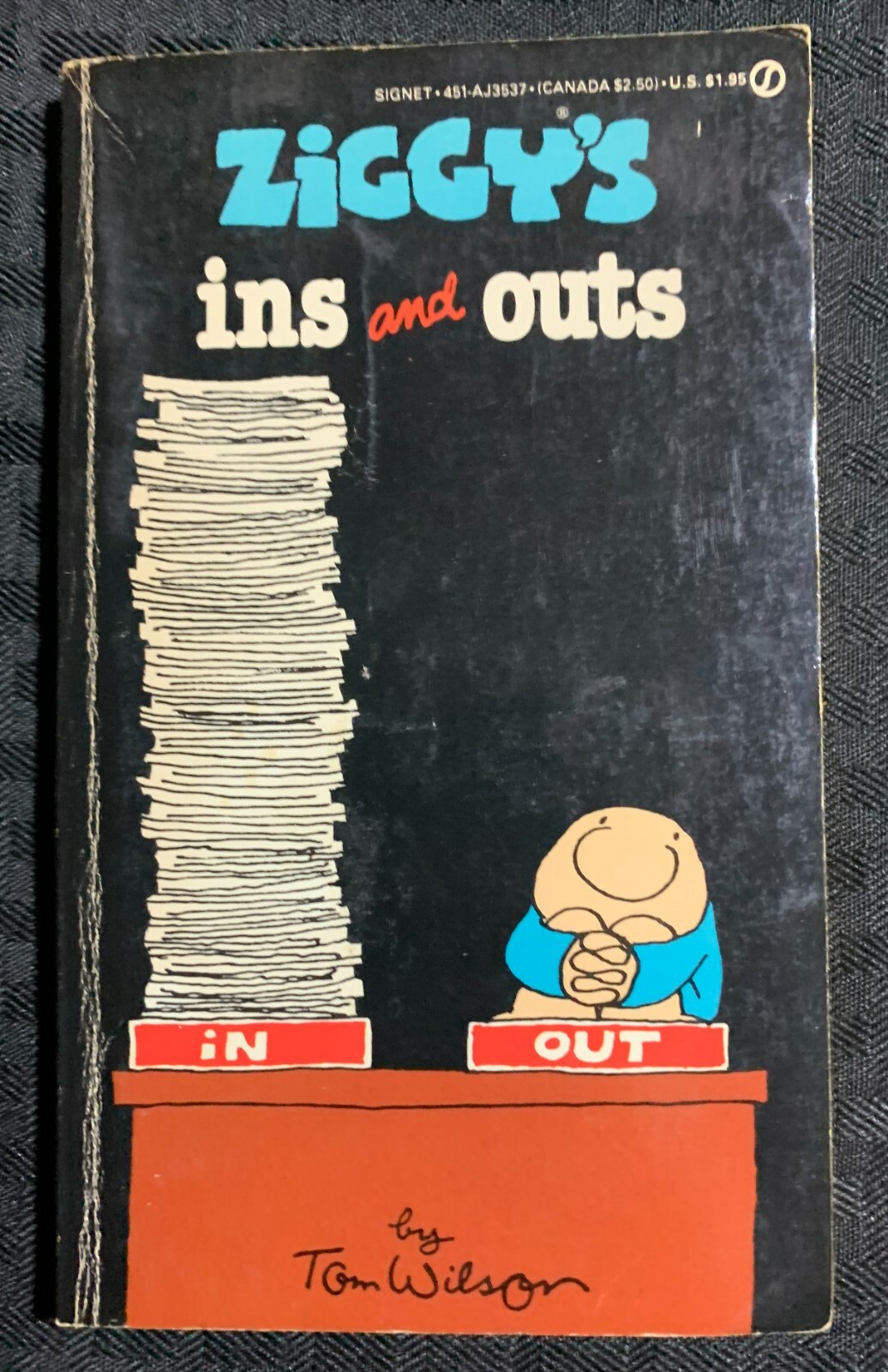 1985 ZIGGY’S Ins and Outs by Tom Wilson VG 4.0 1st Signet Paperback