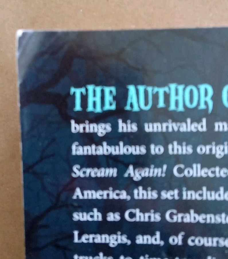 Scream and Scream Again!: Spooky Stories from Mystery Writers of America PB Book