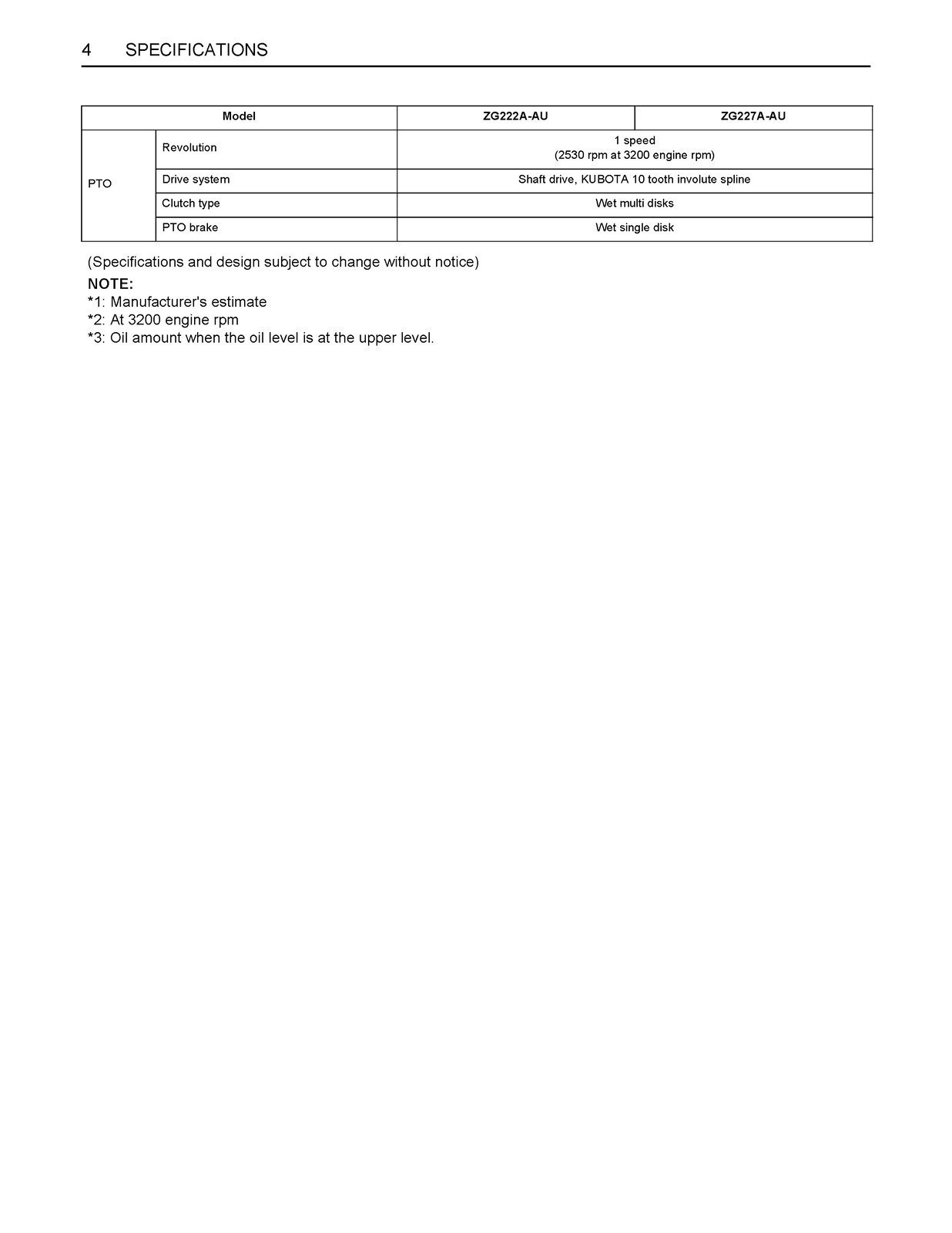KUBOTA ZG222A-AU ZG227A-AU ZERO TURN MOWER OPERATORS MANUAL , WIRE BOUND, JACKET