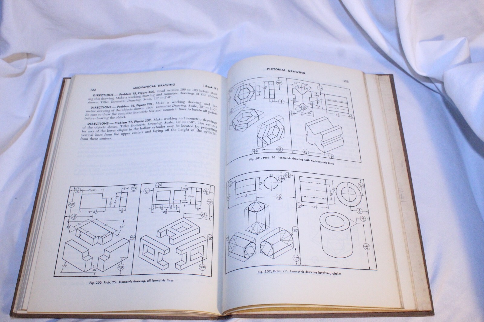 Mechanical Drawing by Edward Berg 1942 HC good