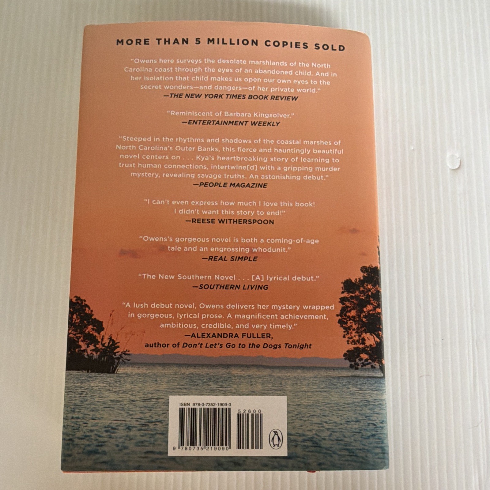 Delia Owens Where the Crawdads Sing: Reese’s Book Club Hardcover 2018 Dust Jack…