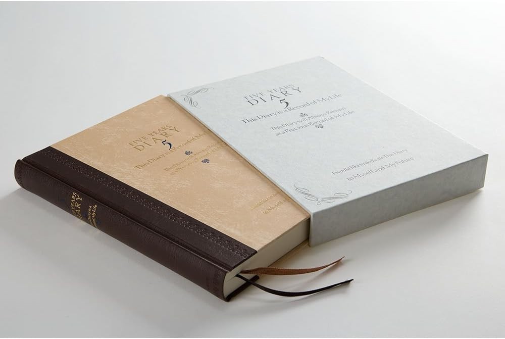 Heavy Bound 5- Diary with 366 Pages – Elegant Journal for Personal Growth