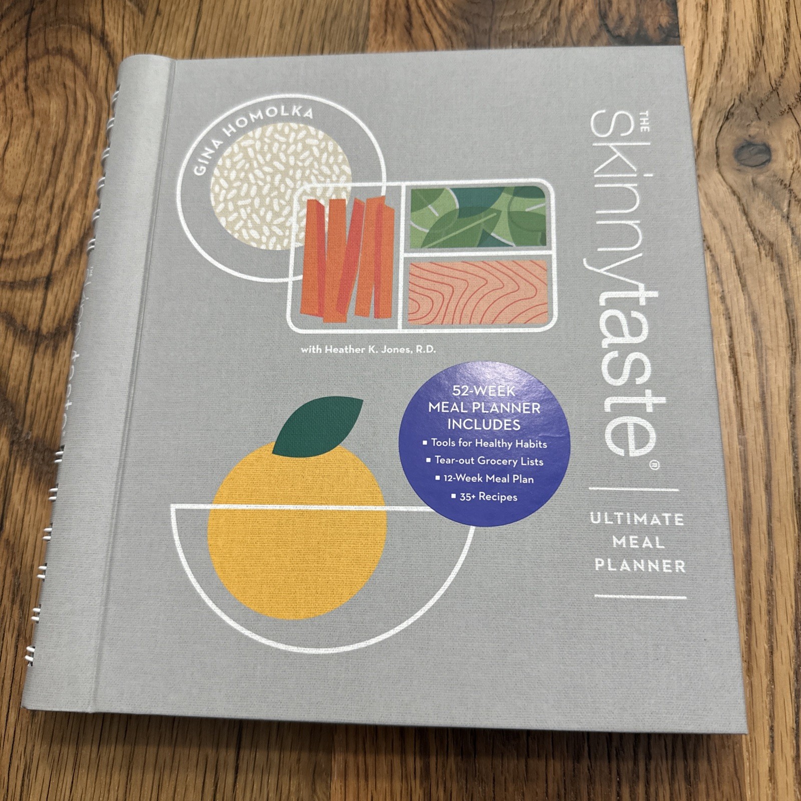 The Skinny Taste Ultimate Meal Planner Gina Homolka First Edition Spiral Bound