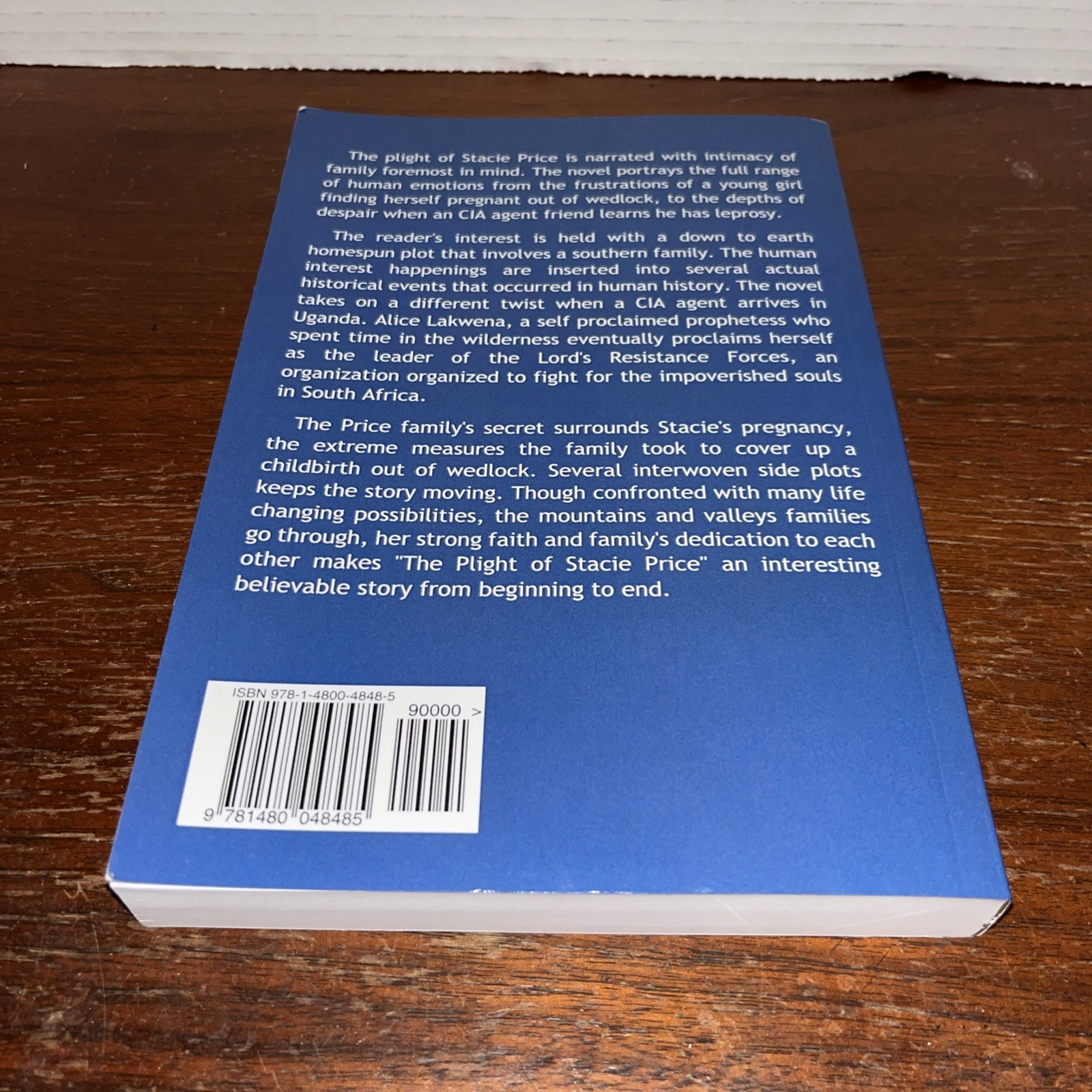 SIGNED The Plight of Stacie Price by Alton Barnes (2012, Trade Paperback) Good