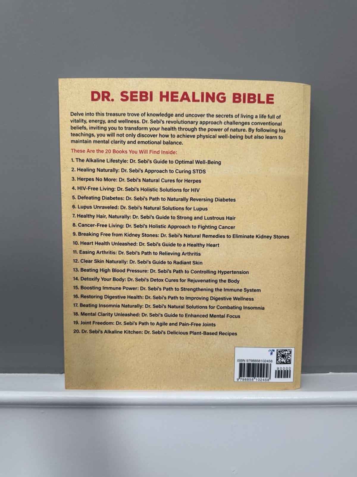 DR. SEBI HEALING BIBLE 20 in 1 by Kelly Outtara 2023 Edition Paperback New Book
