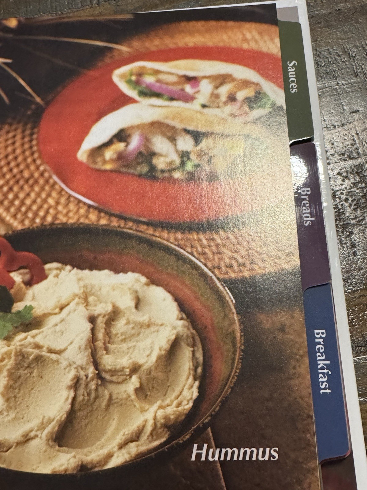 Vita-Mix Whole Food Recipes Binder Cookbook Tabbed Sections