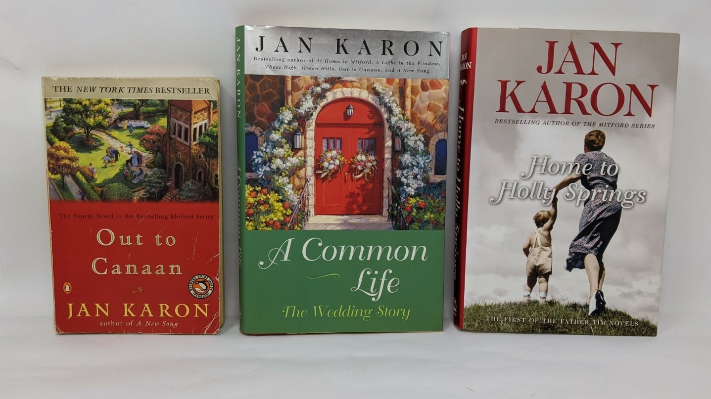 Jan Karon Books 10 in Lot 5 Hardcover 5 Paperback Mitford Series