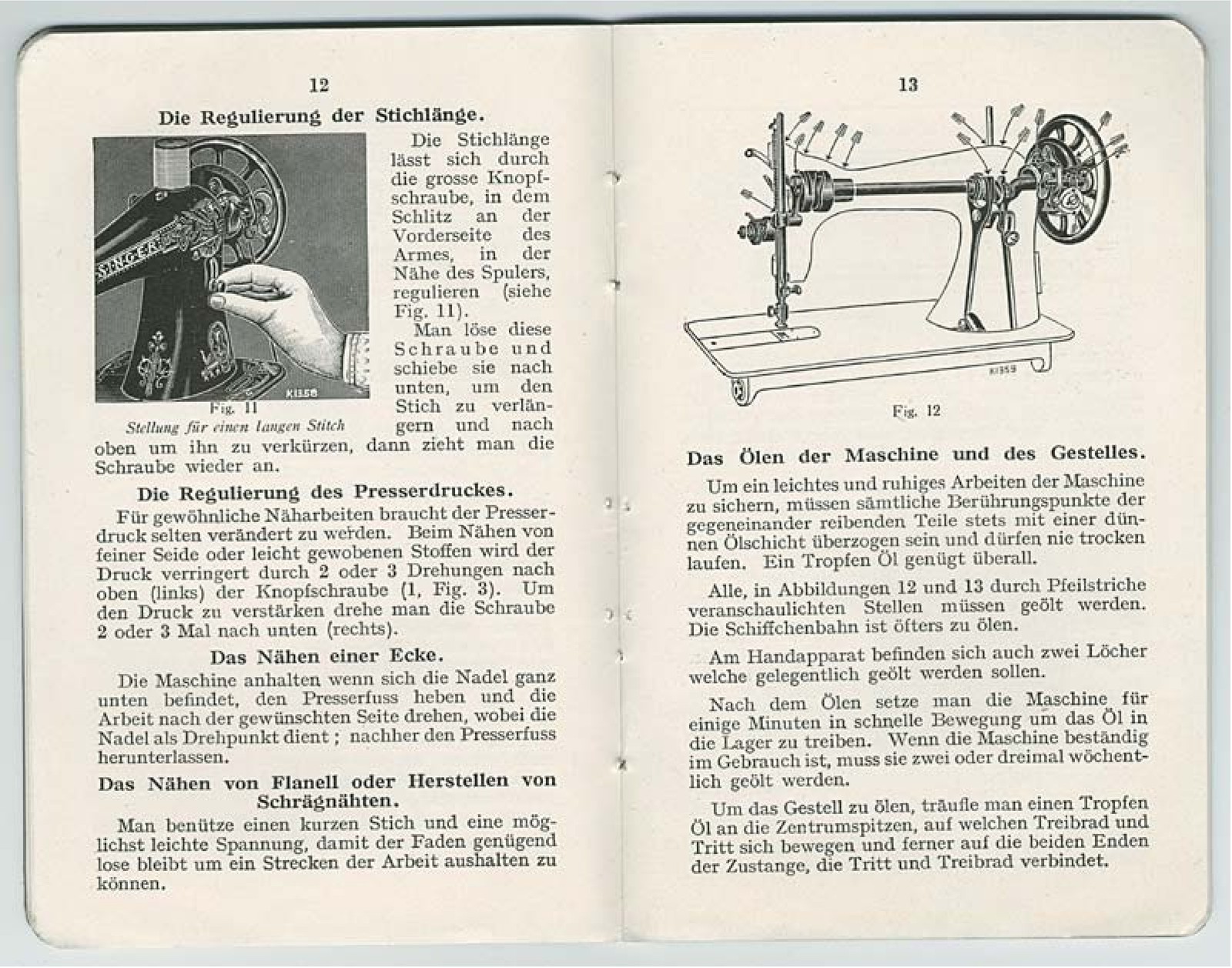 SINGER 15 Sewing Machine User Manual – STEEL WIRE BOUND – PROTECTIVE COVERS