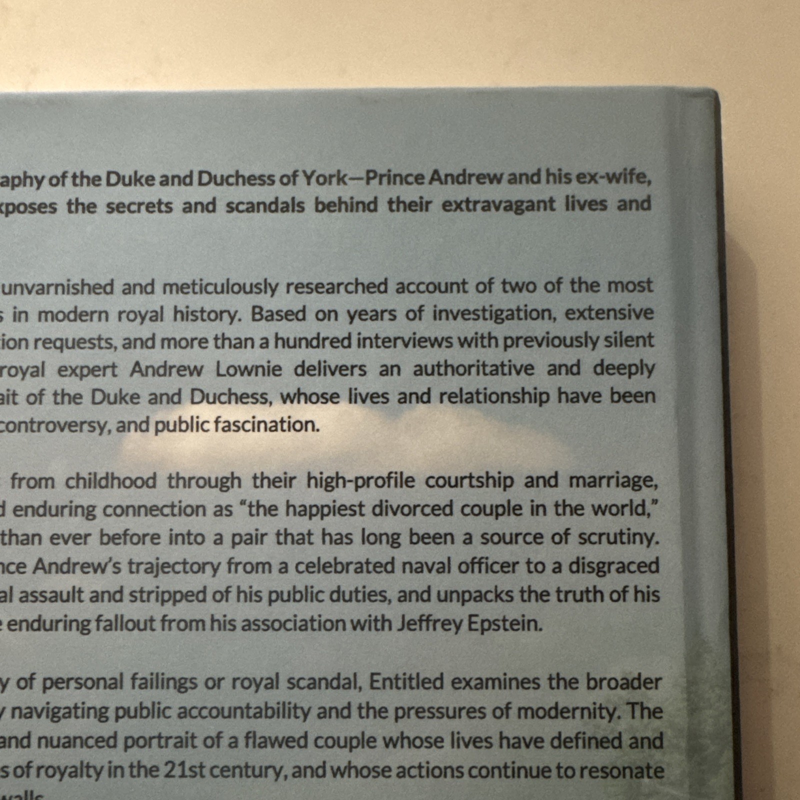 Entitled the Rise and Fall of the House of York Andrew Lownie Hardcover