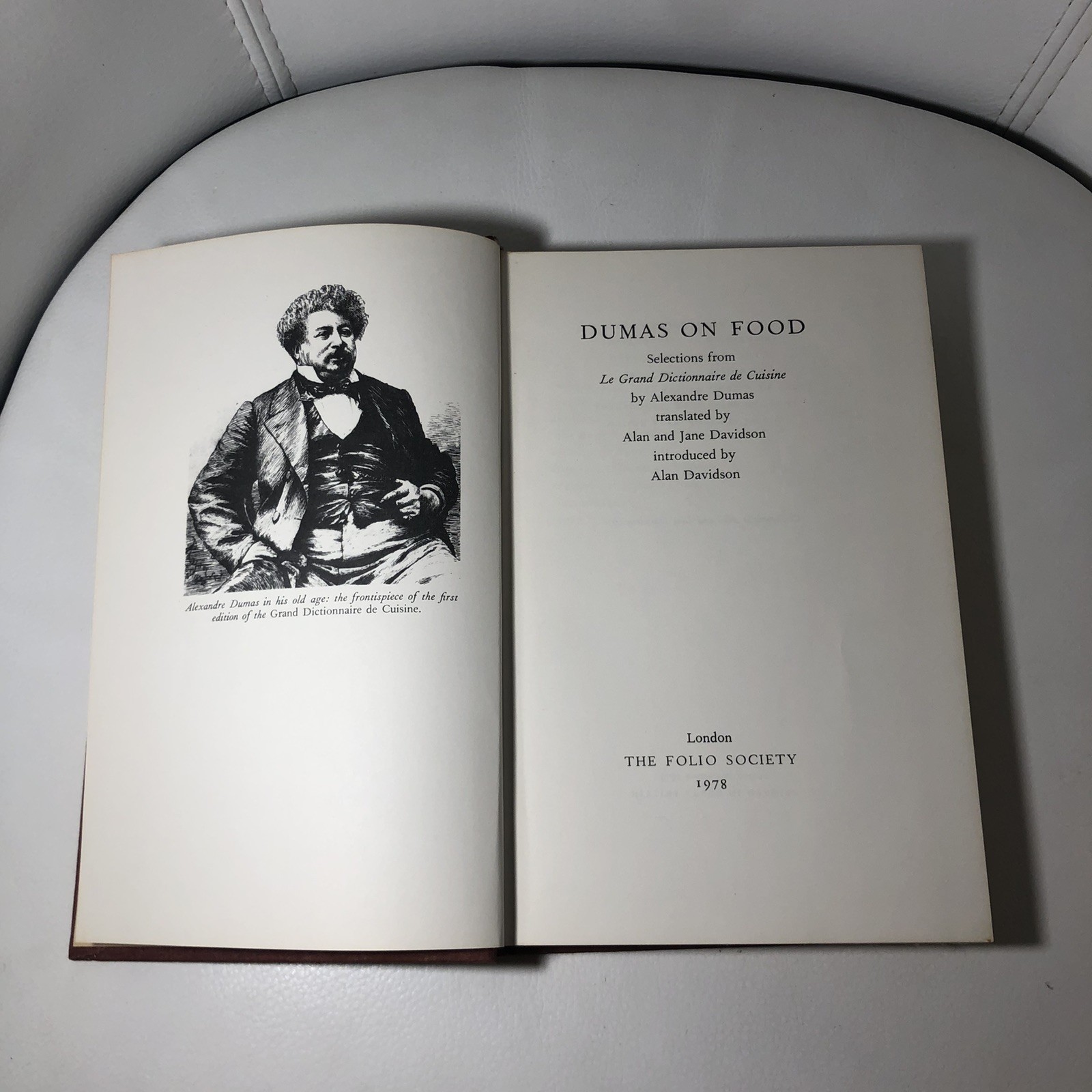 Dumas on food: Selections from Le grand dictionnaire de cuisine