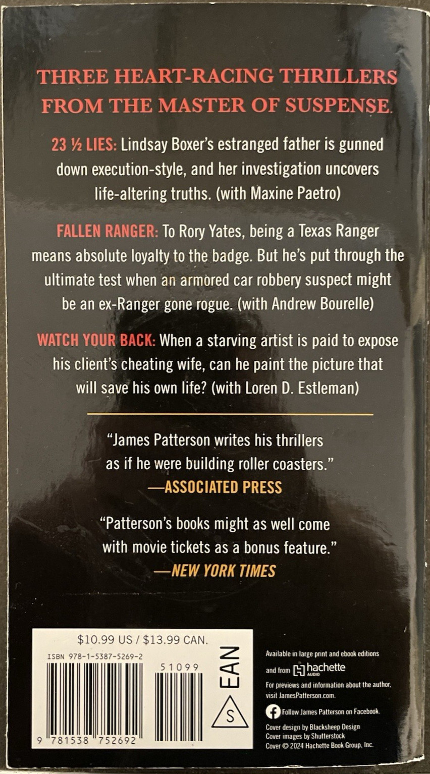 23 1/2 Lies by James Patterson (2024, Mass Market Paperback)