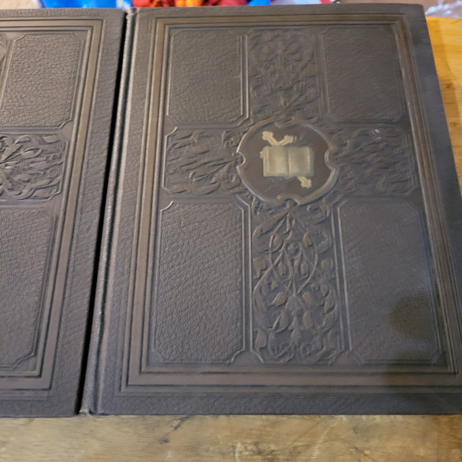 Antique Our Faith and the Facts by CF Donovan MA Leatherbound Hardcover Vol. 1 2