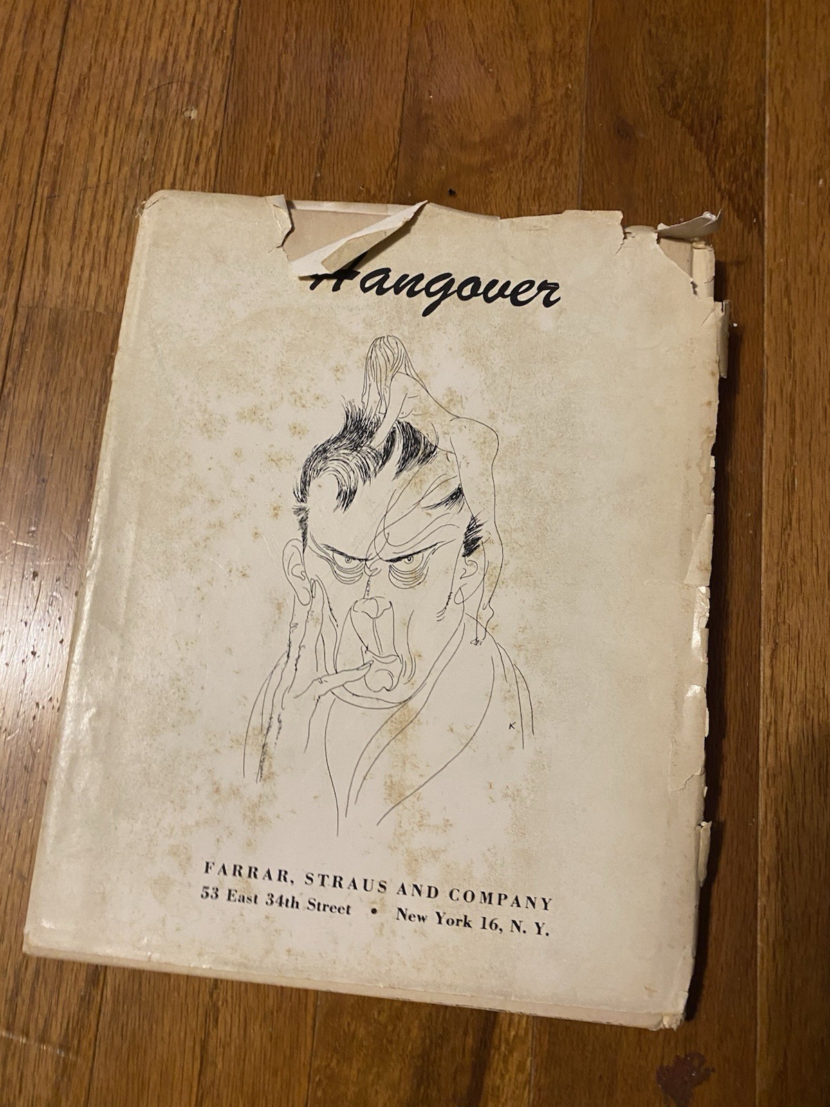 Hangover By Alex Kenne Farrar Straus Hardcover