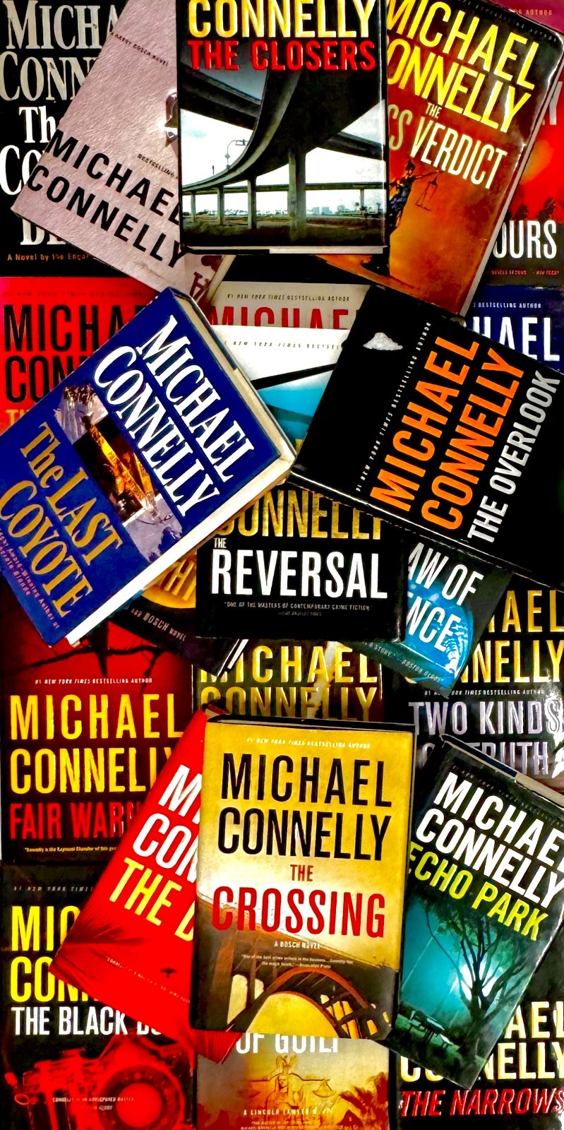Lot of 10 Michael Connelly Crime Thriller Mystery Hardcovers Mixed Titles VG