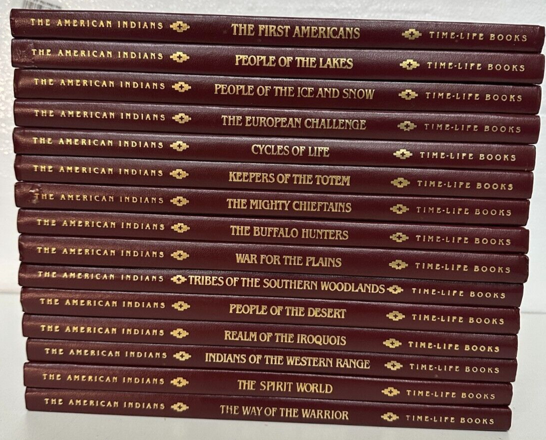 Time-Life Books: The American Indians, 15 Volumes Excellent Condition Free Ship!