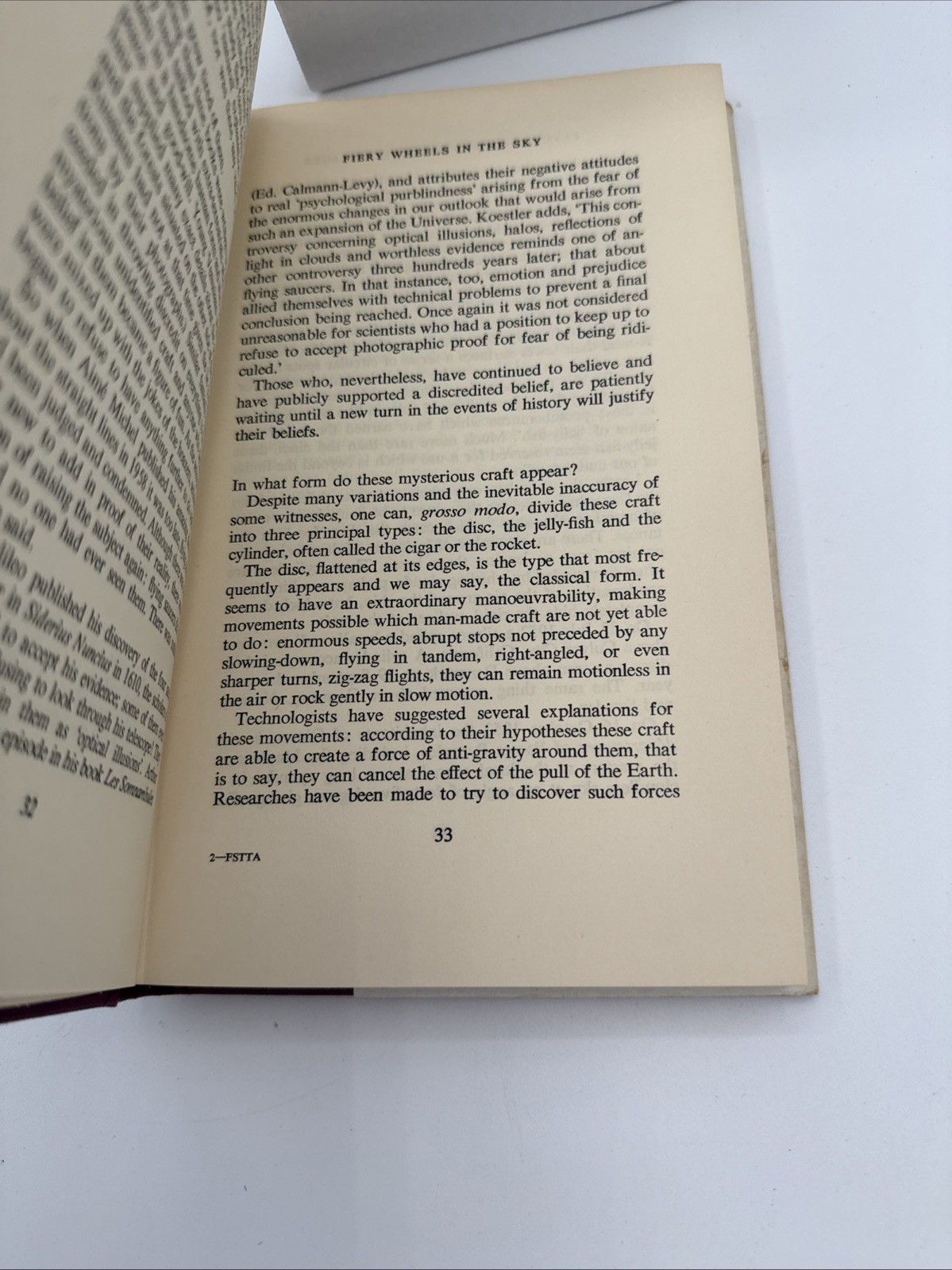 Flying Saucers Through Ages Paul Thomas 1965 HC UFO First English Edition B3
