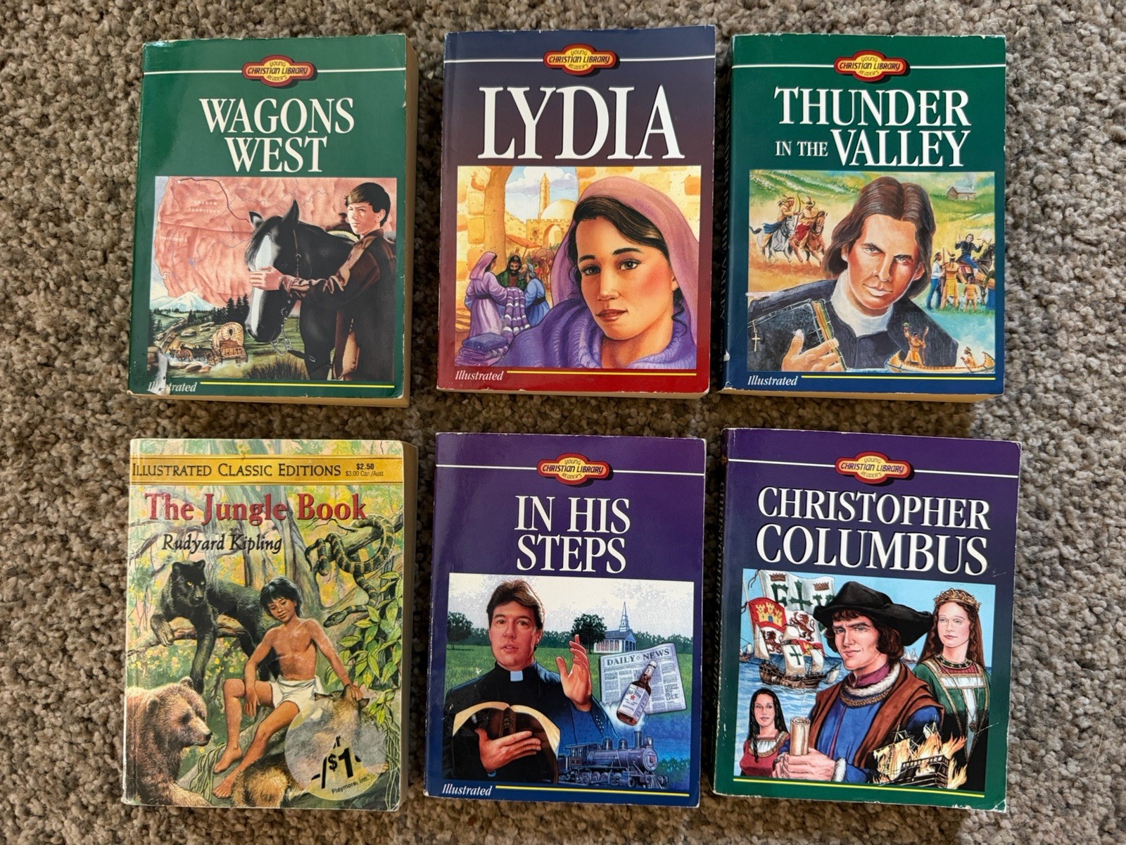 Lot of 24 Illustrated Classic Editions & Christian Library Mini Paperbacks Books