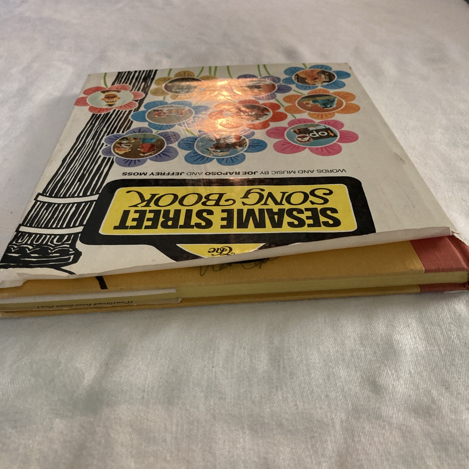 The Sesame Street Song Book Raposo and Moss 1971, Damaged Book Jacket 1st Print