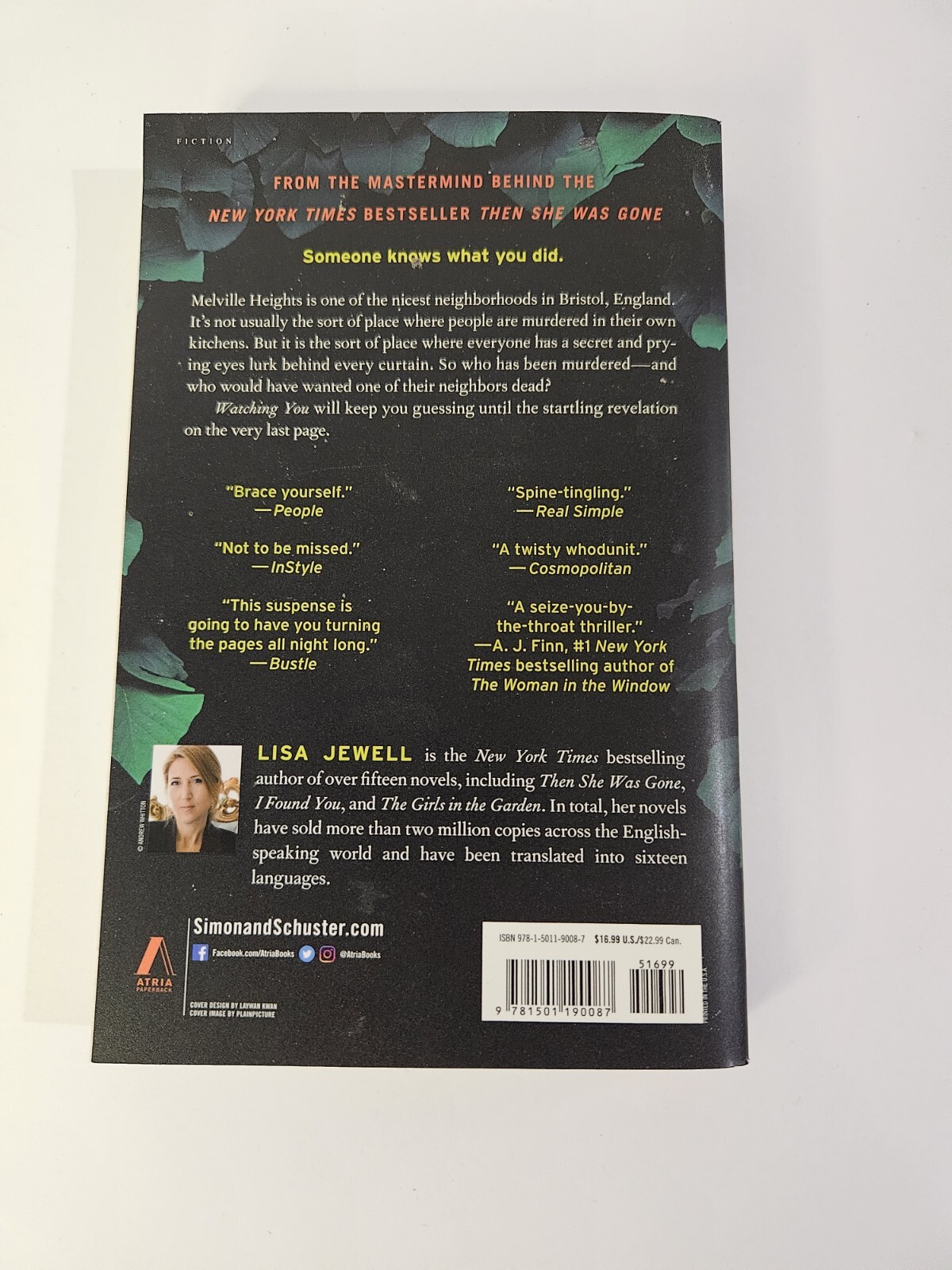 Watching You : A Novel by Lisa Jewell (2019, Trade Paperback)