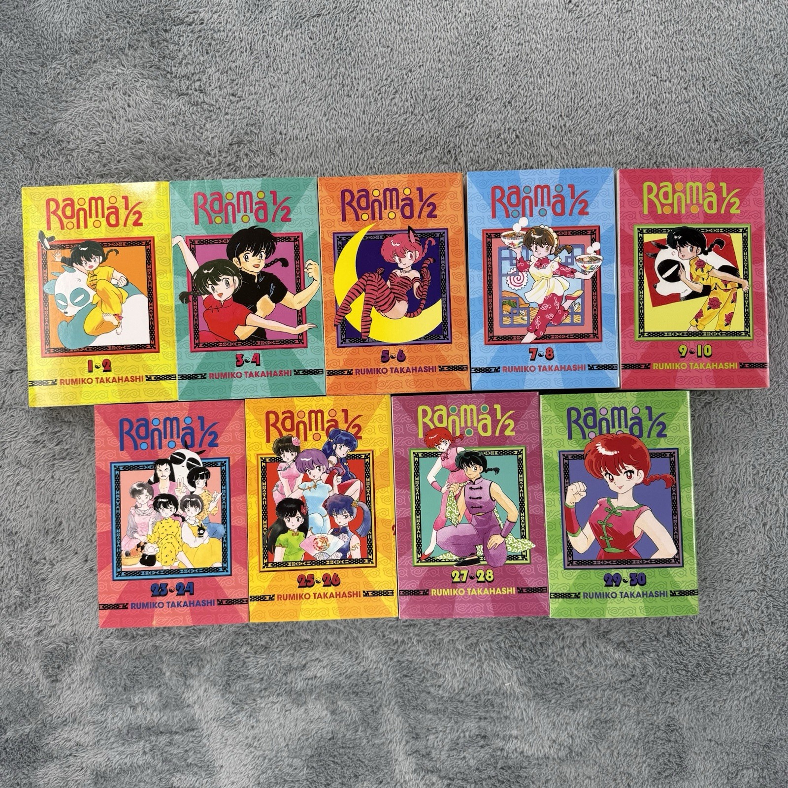 Ranma 1/2 2-In-1 Edition, Vol Paperback Rumiko Takahashi Lot 9 Vol 1-10 / 23-30