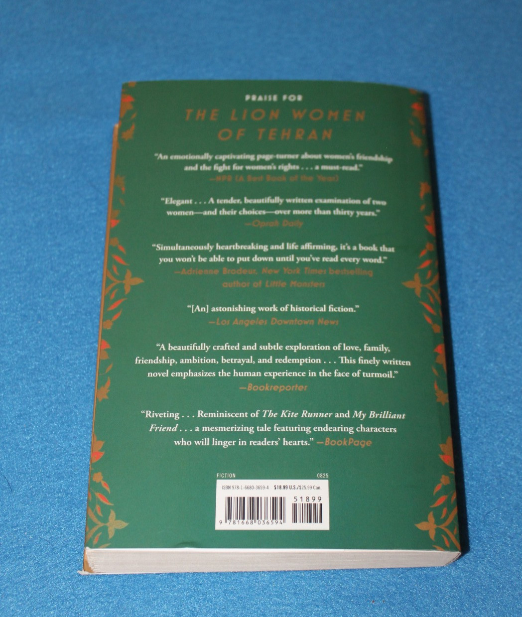 The Lion Women of Tehran – Marjan Kamali – Paperback