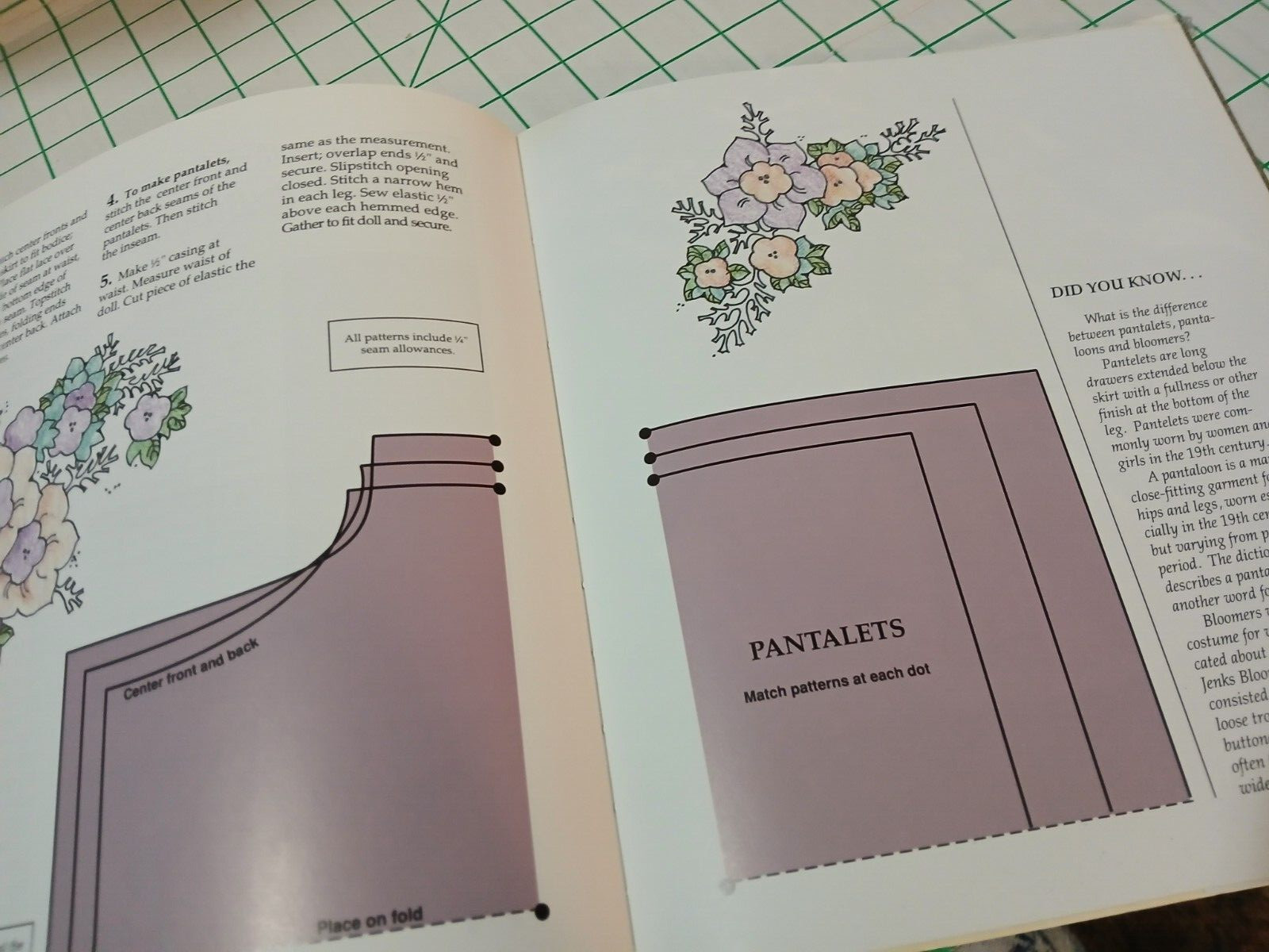10.5″X9″ HC BOOK w/DC- THE VANESSA-ANN COLLECTION – DOLL CLOTHES TO MAKE
