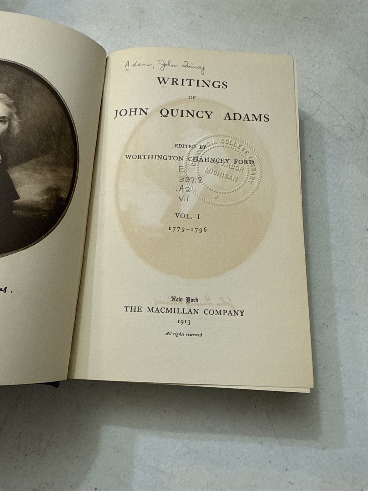 Writings of John Quincy Adams, 7 Volume Set, 1913