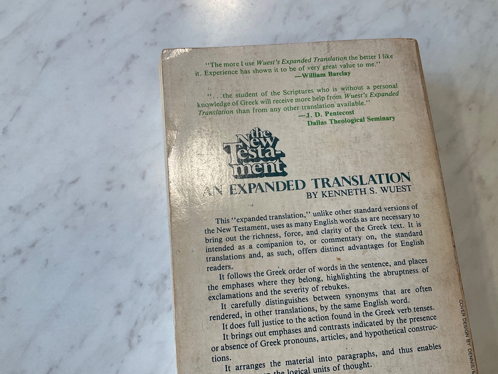 New Testament : An Expanded Translation by Kenneth Wuest