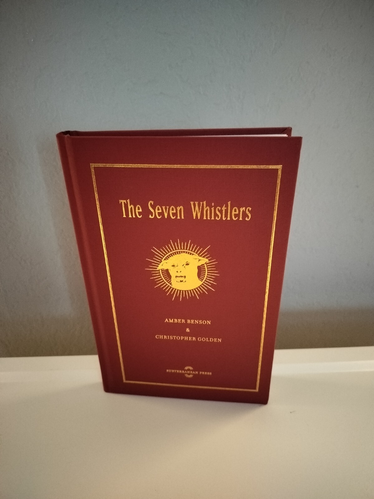 SIGNED Amber Benson Christopher Golden The Seven Whistlers – 1st – Free Shipping