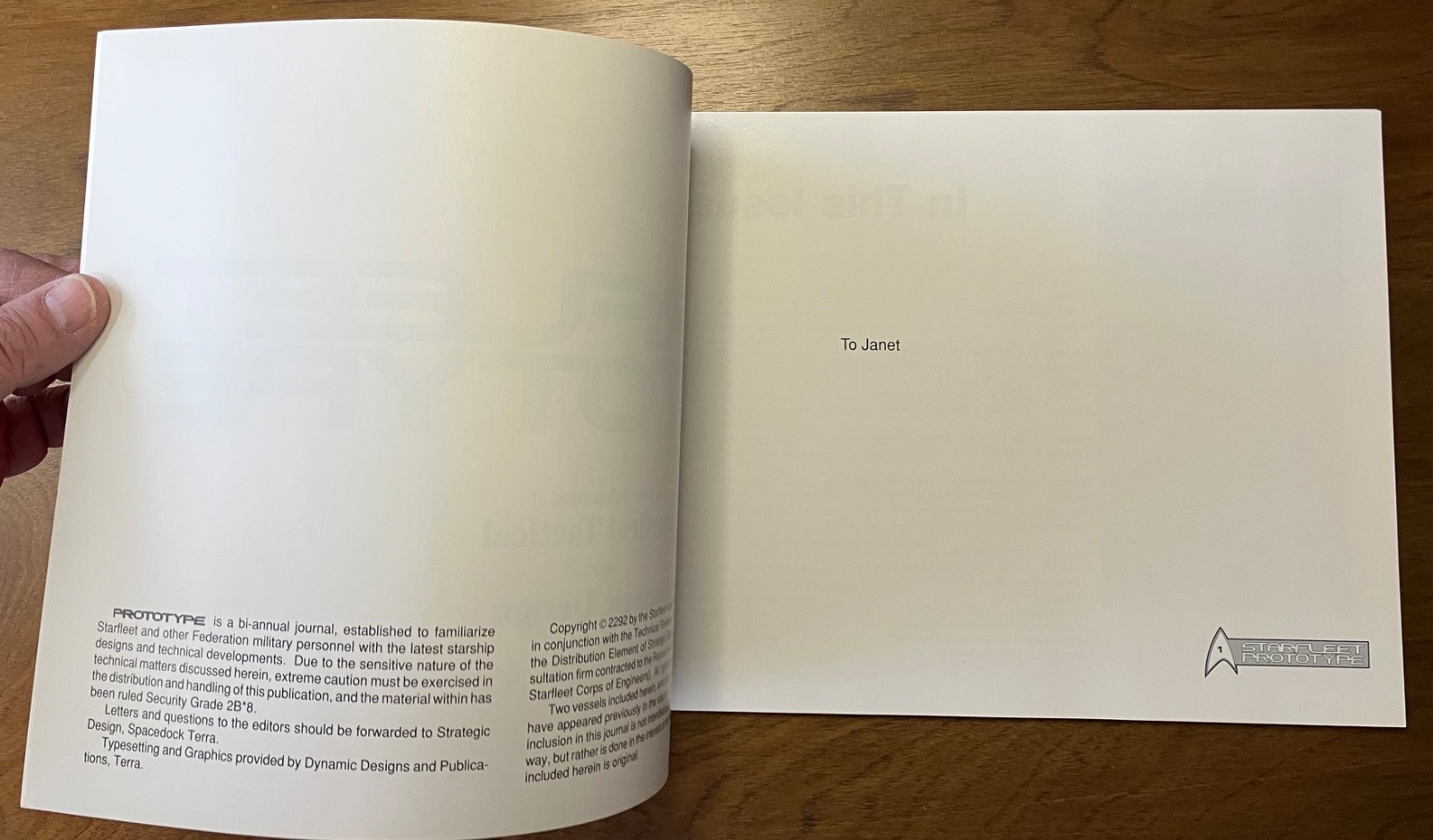 Starfleet Prototype The Journal of Innovative Design and Ideas #25: 2291 – 2292