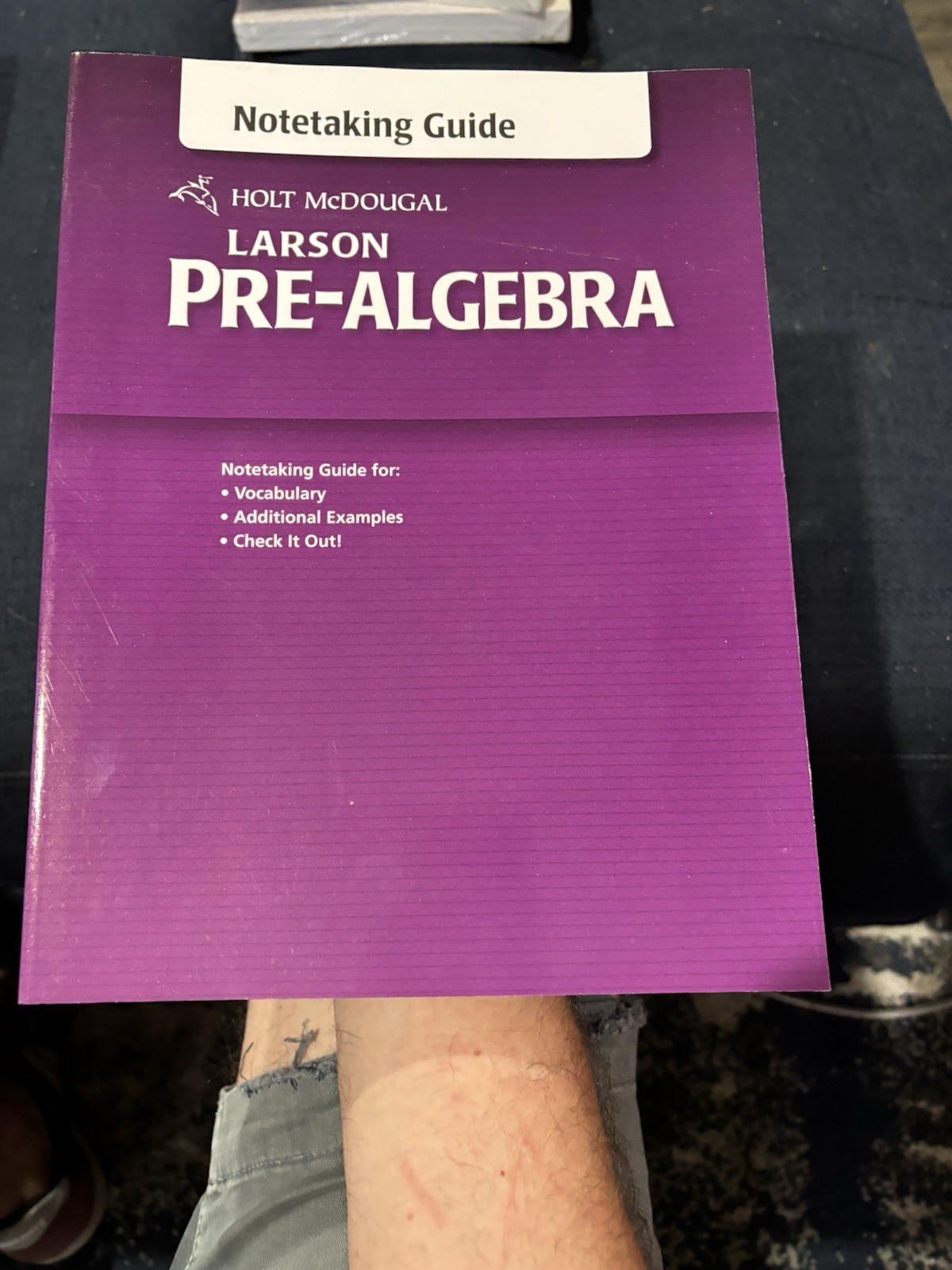 Holt McDougal Larson Pre-Algebra: Student’s Notetaking Guide