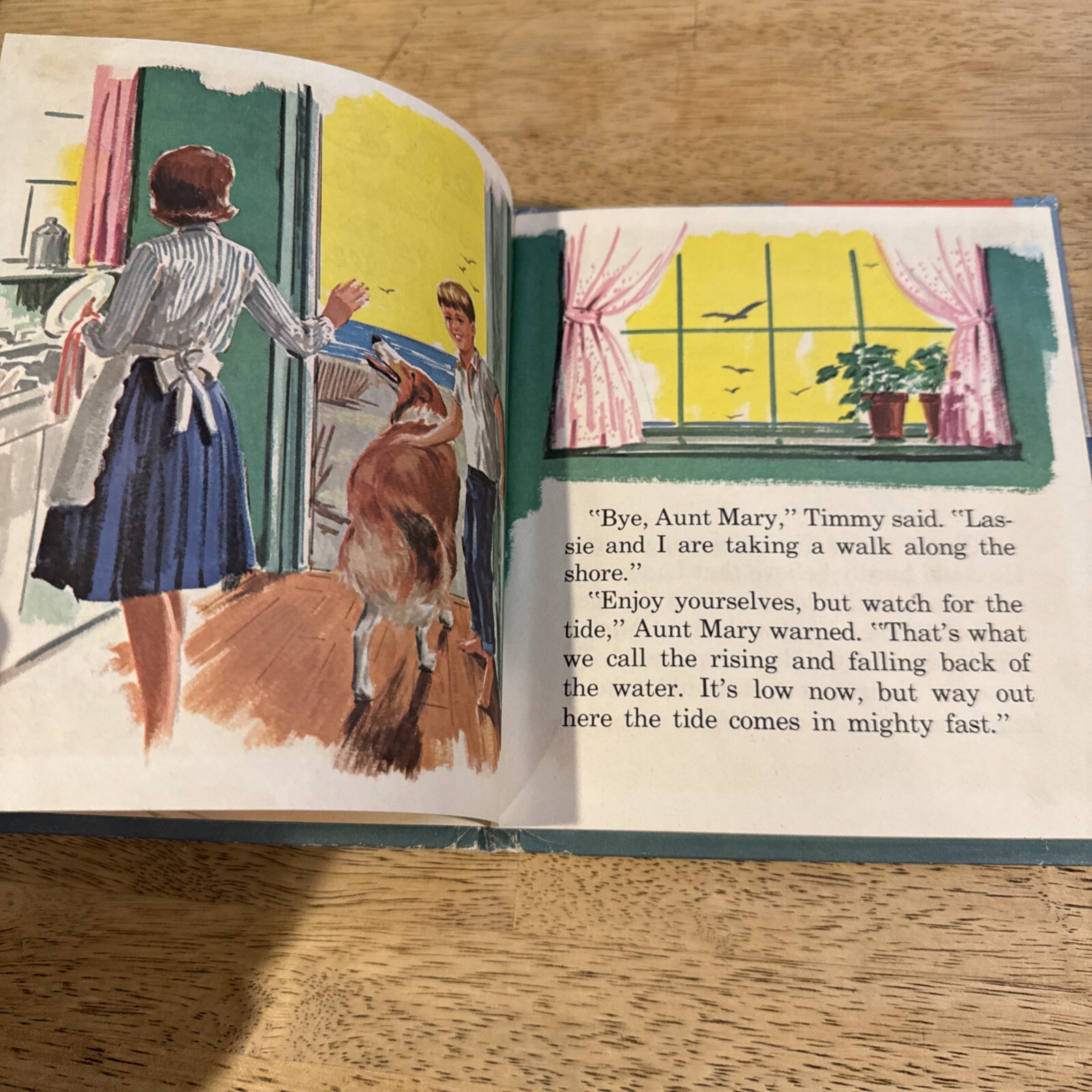 Lassie The Sandbar Rescue, 1964, Whitman Publishing by Jean Fiedler
