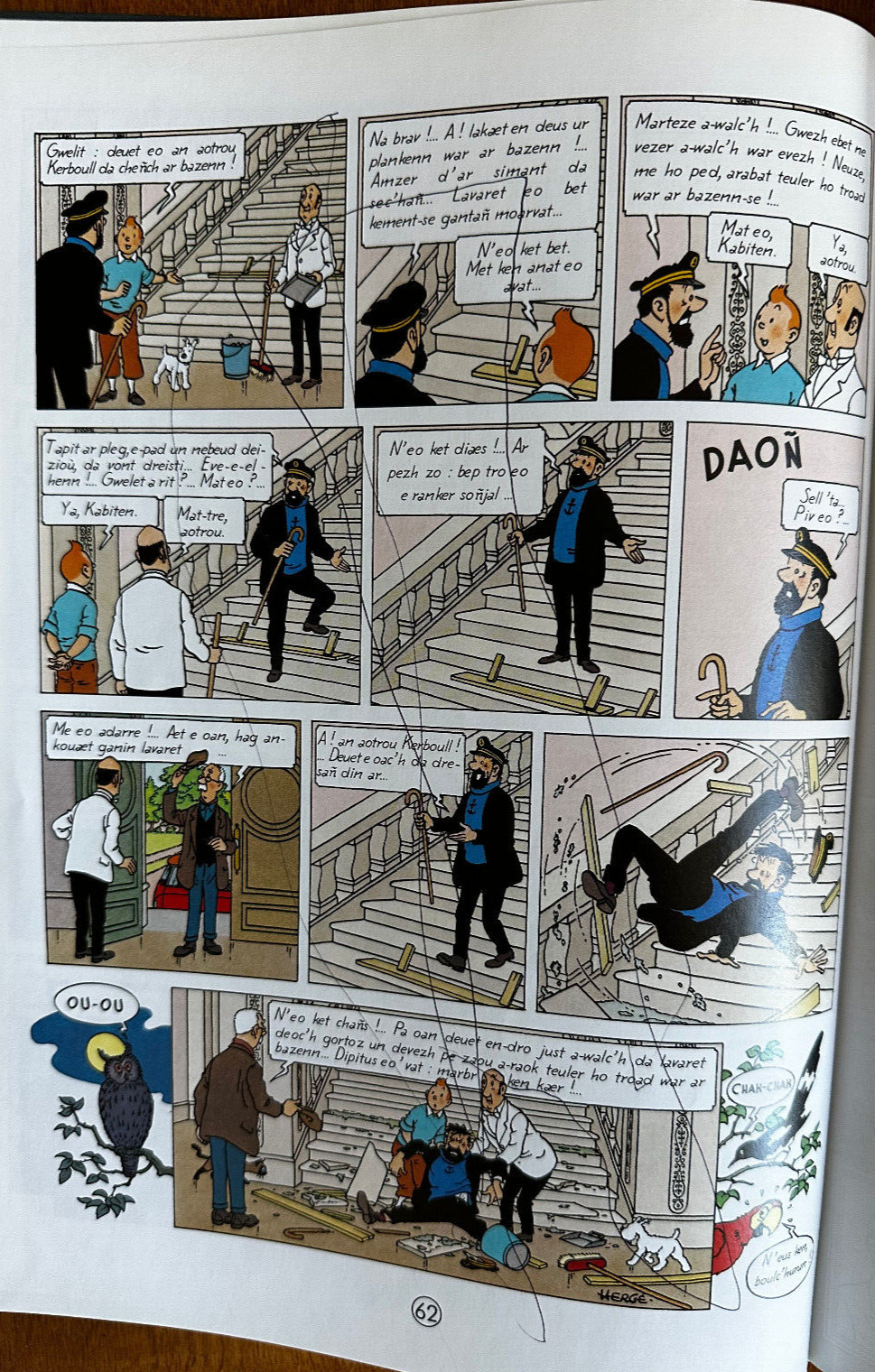 TINTIN Hergé Bravigou Ar Gastafiorenn