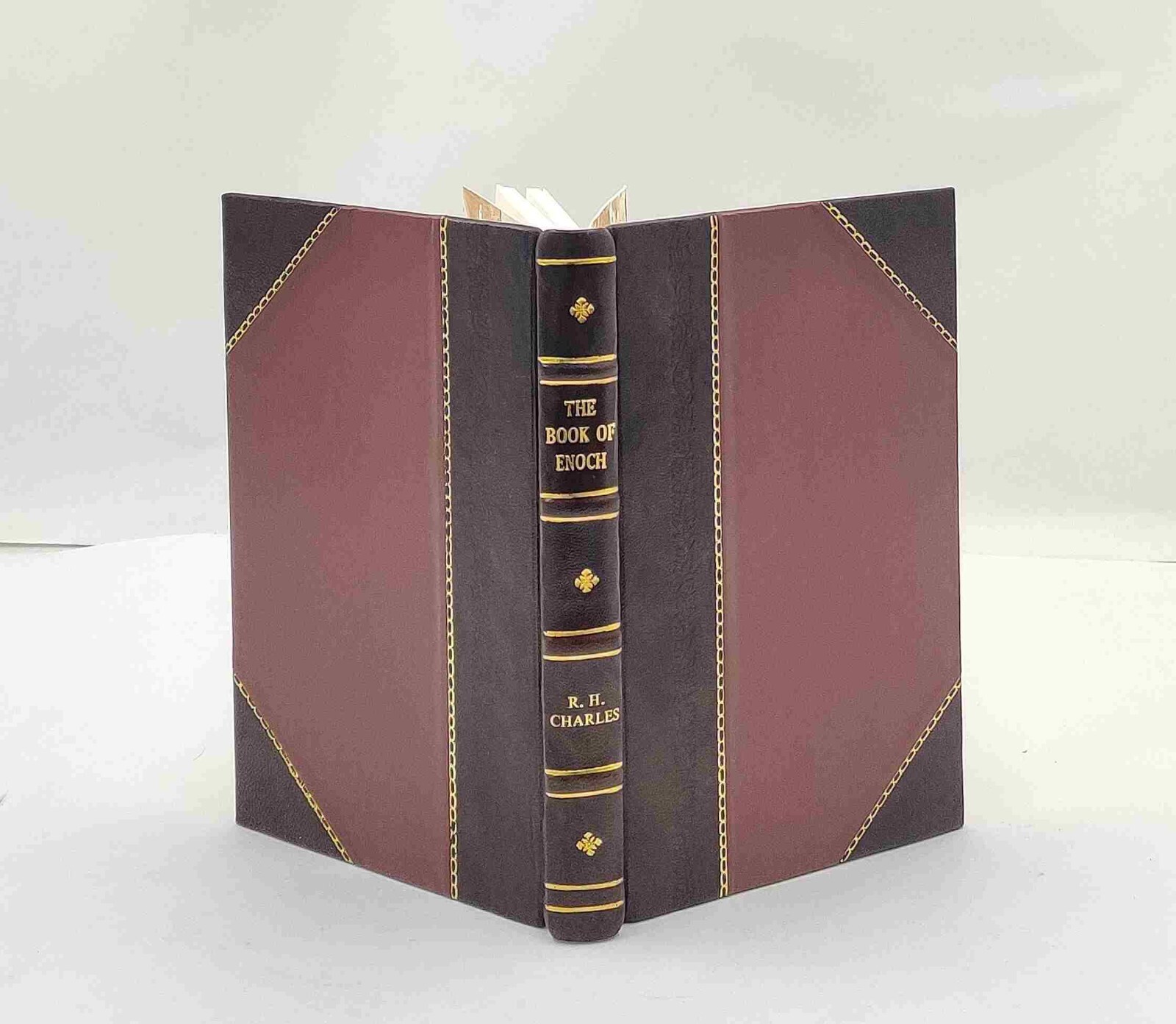 The Book of Enoch by R.H. Charles ; with an introduction by W. [Leather Crafted]