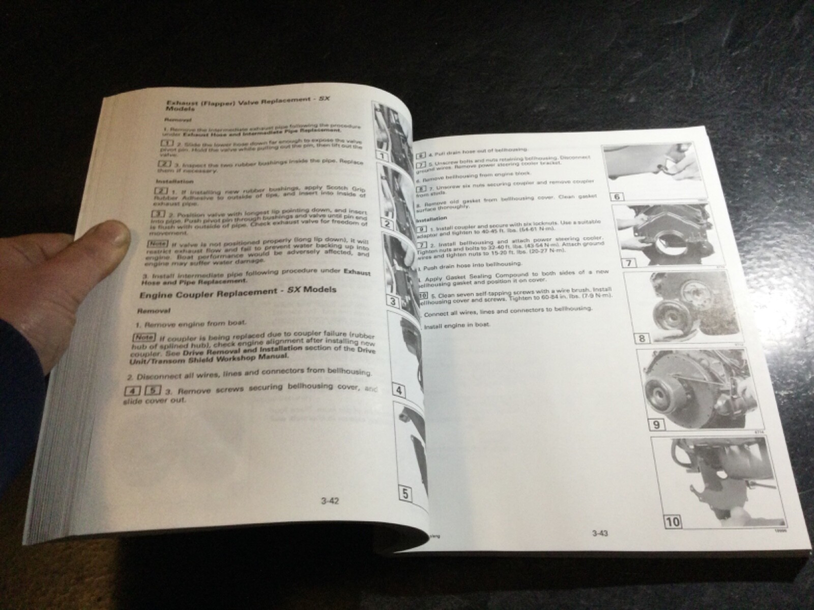 1994 Volvo Penta MD 3.0L, 4.3L, 5.0L, 5.7L, 5.8L 7.4L 8.2L Shop Manual 4,6,8 cyl