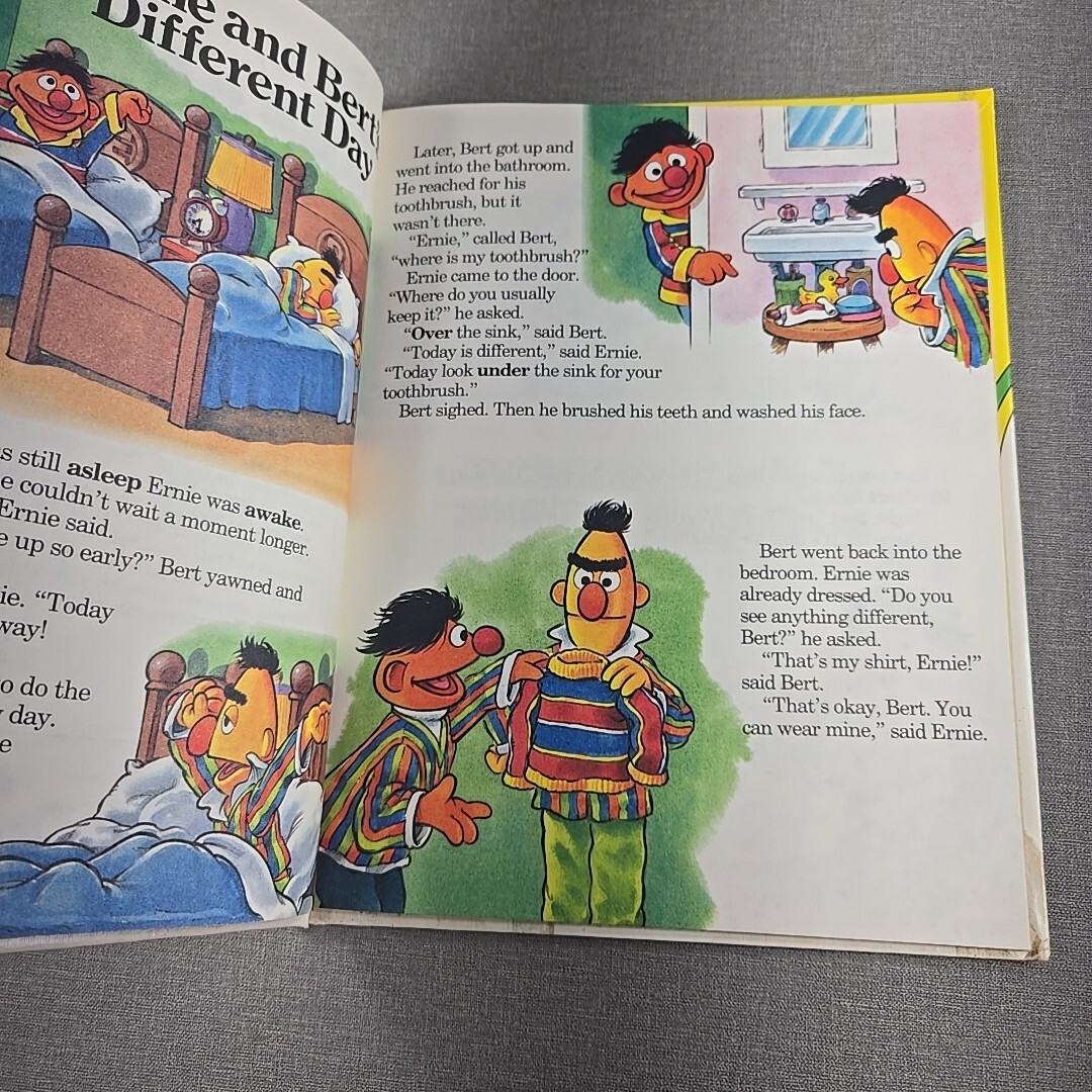 On My Way with Sesame Street UP DOWN AROUND Volume 10 Hardcover Book
