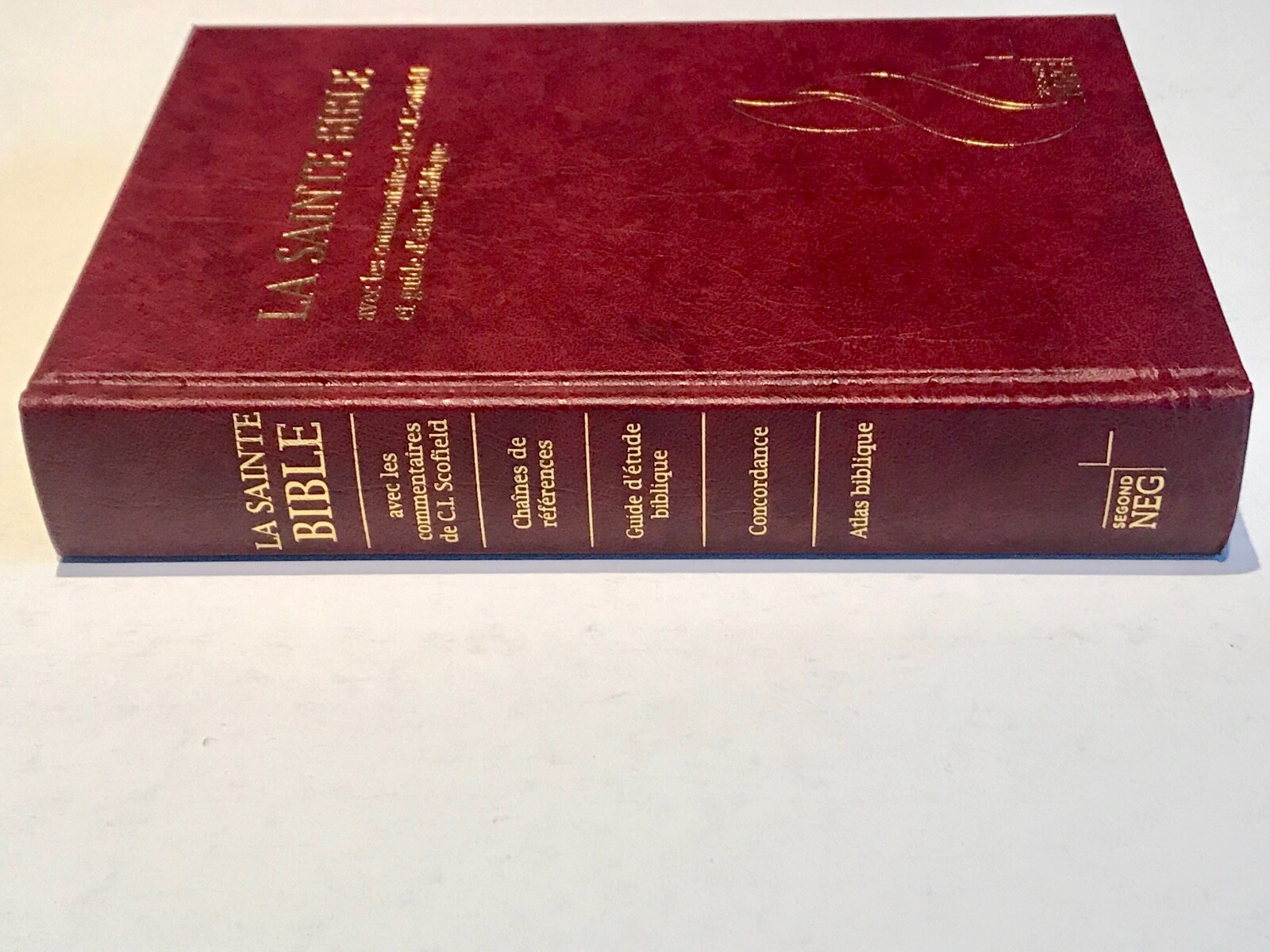 French Bible, Scofield Study Bible, Segond NEG, La Sainte Bible Hardcover