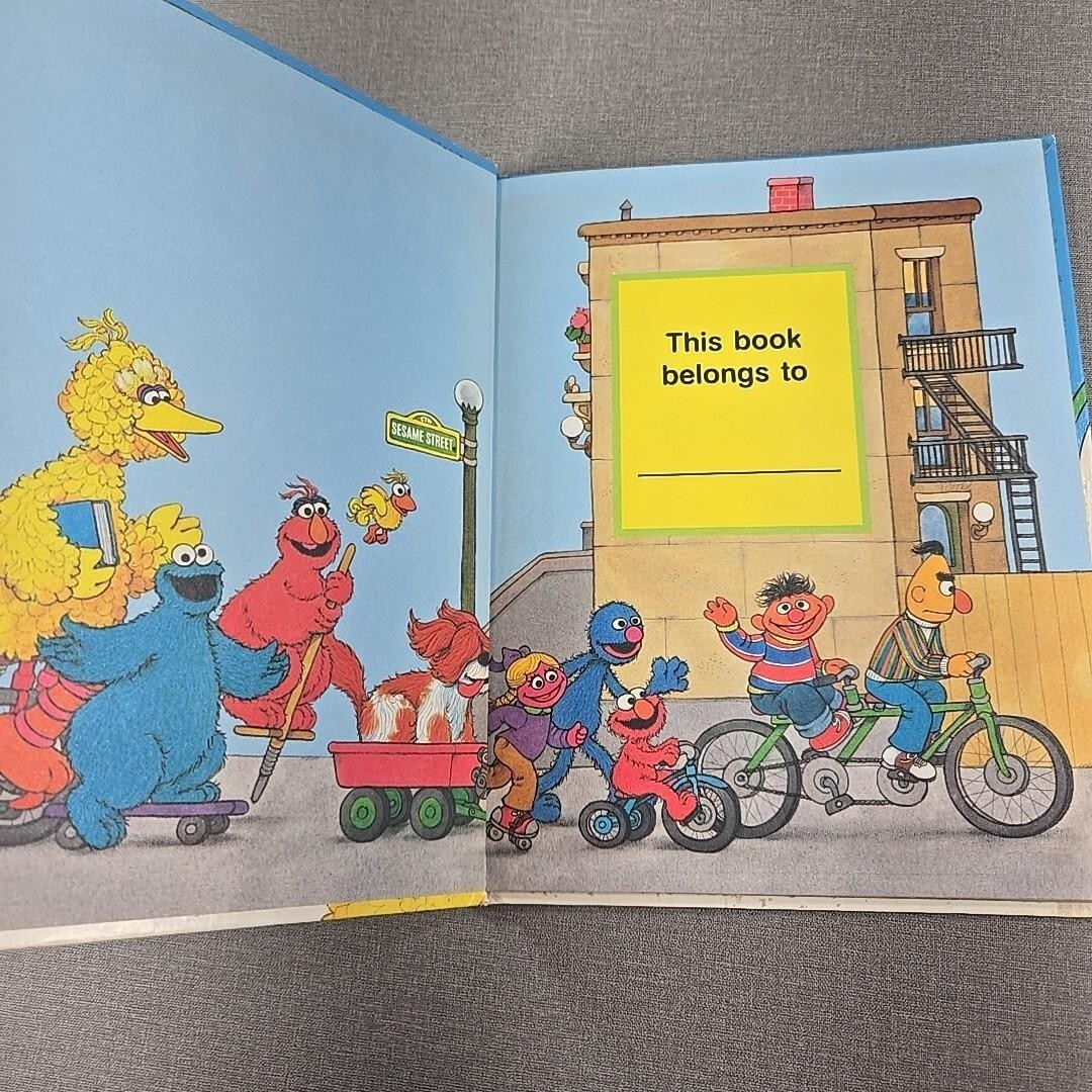 On My Way With Sesame Street Vol 13 In The City 1989 Hardcover Book