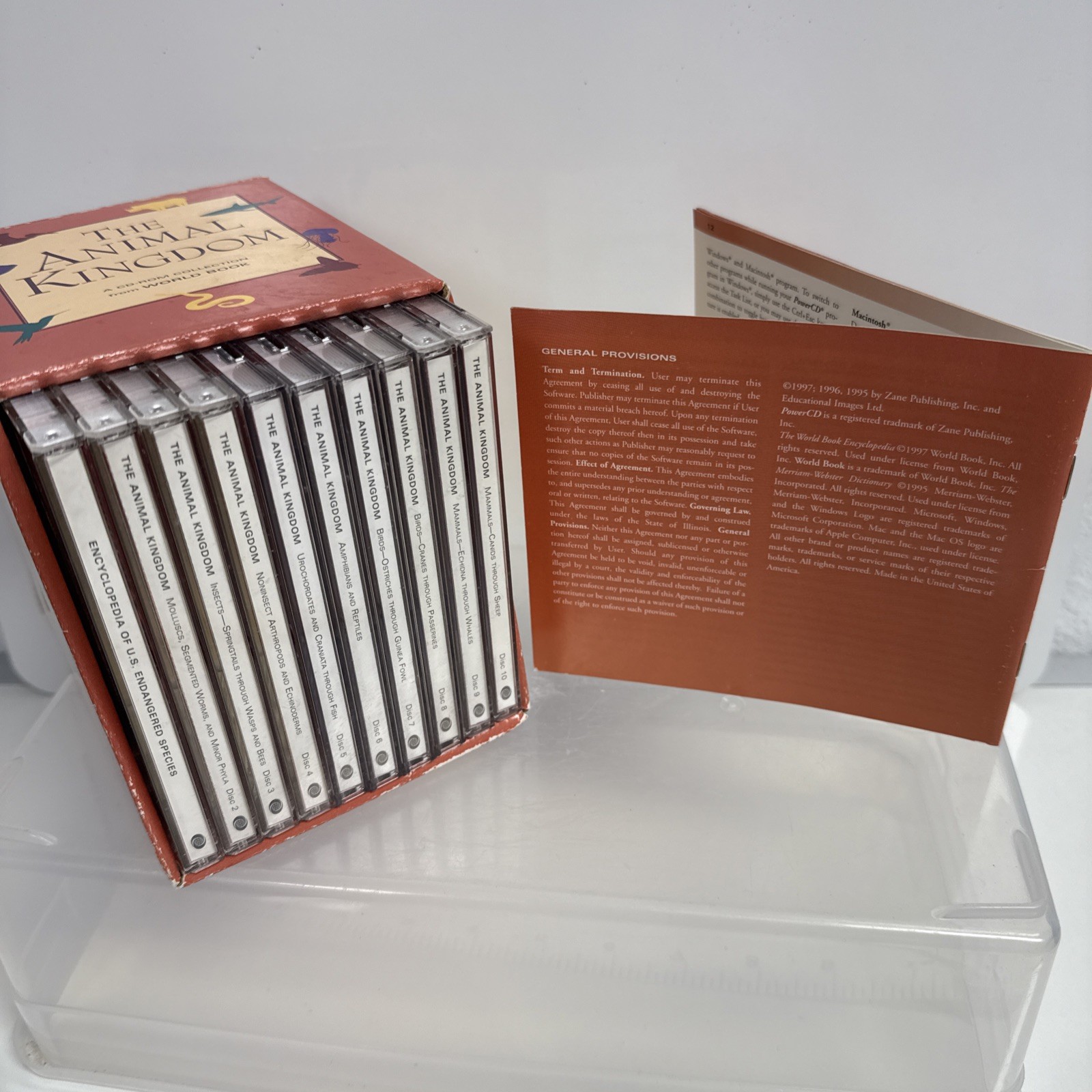 “The Animal Kingdom” a 10 CD-ROM collection from world book Encyclopedia NEW