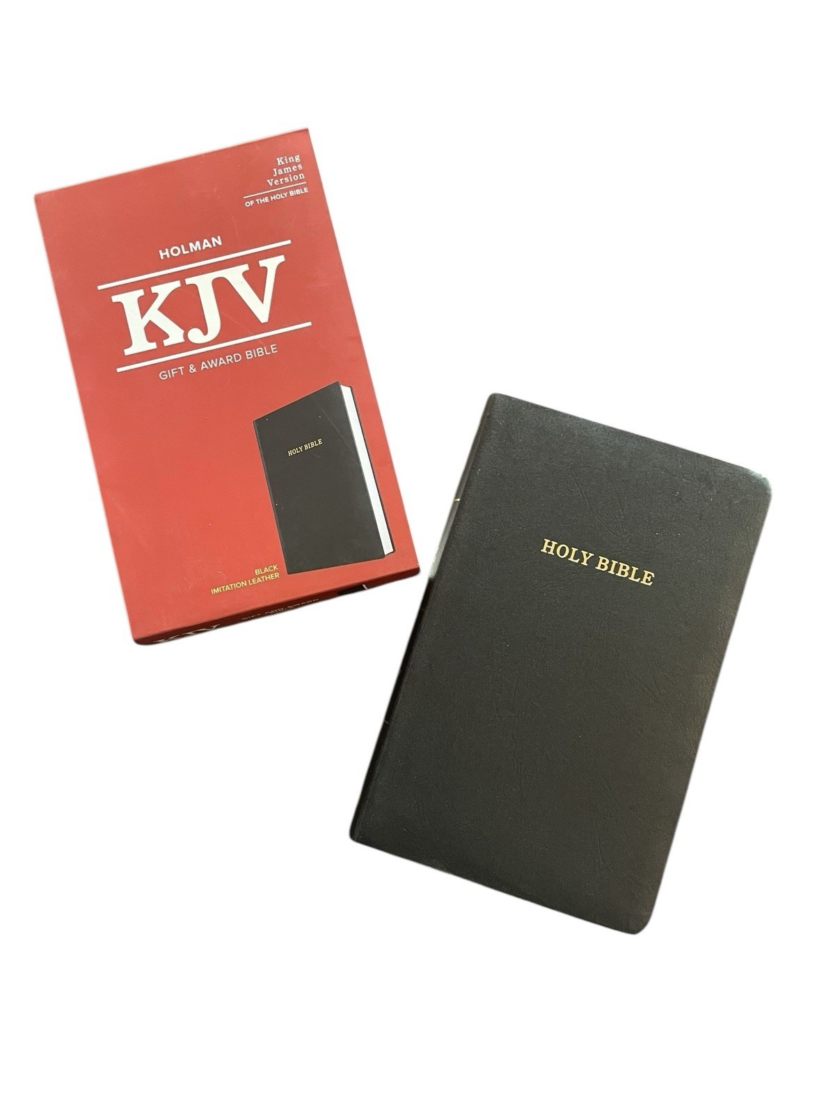 New KJV Gift and Award Bible, Black Imitation Leather (Leather / Fine Binding)